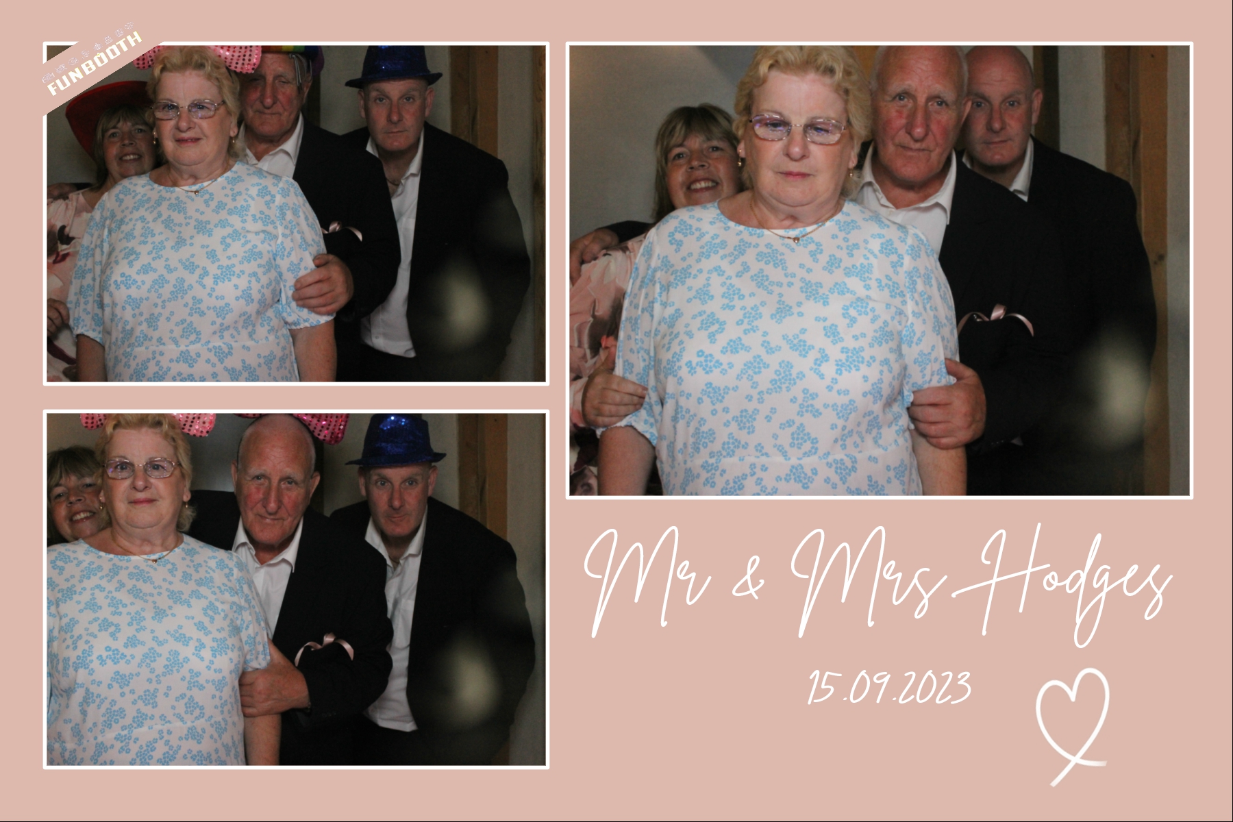 Mr & Mrs Hodges | View more photos from the event at gallery.funbooth.uk.com/u/FunboothLTD1/Mr-Mrs-Hodges
