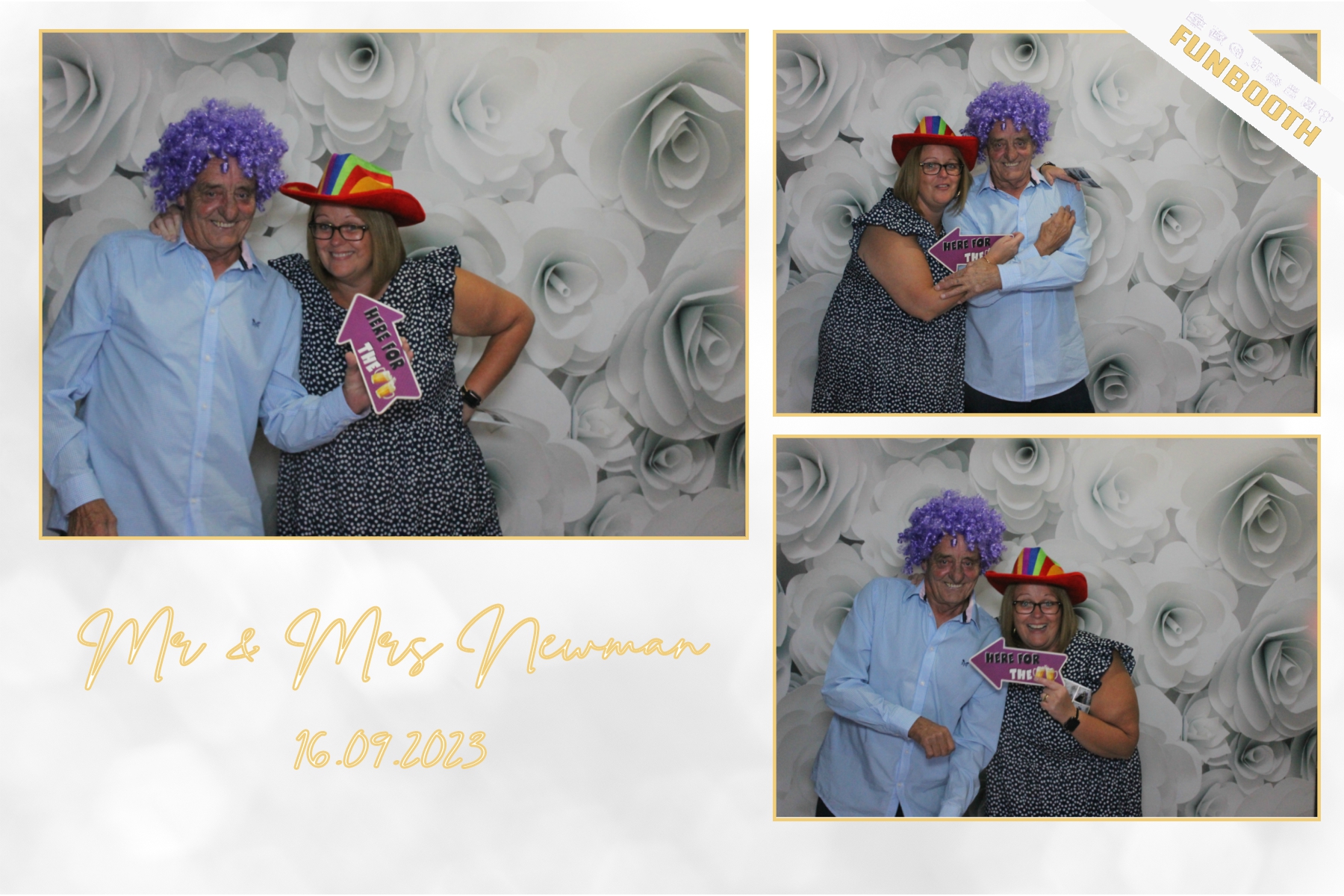 Mr & Mrs Newman | View more photos from the event at gallery.funbooth.uk.com/u/FunboothLTD1/Mr-Mrs-Newman