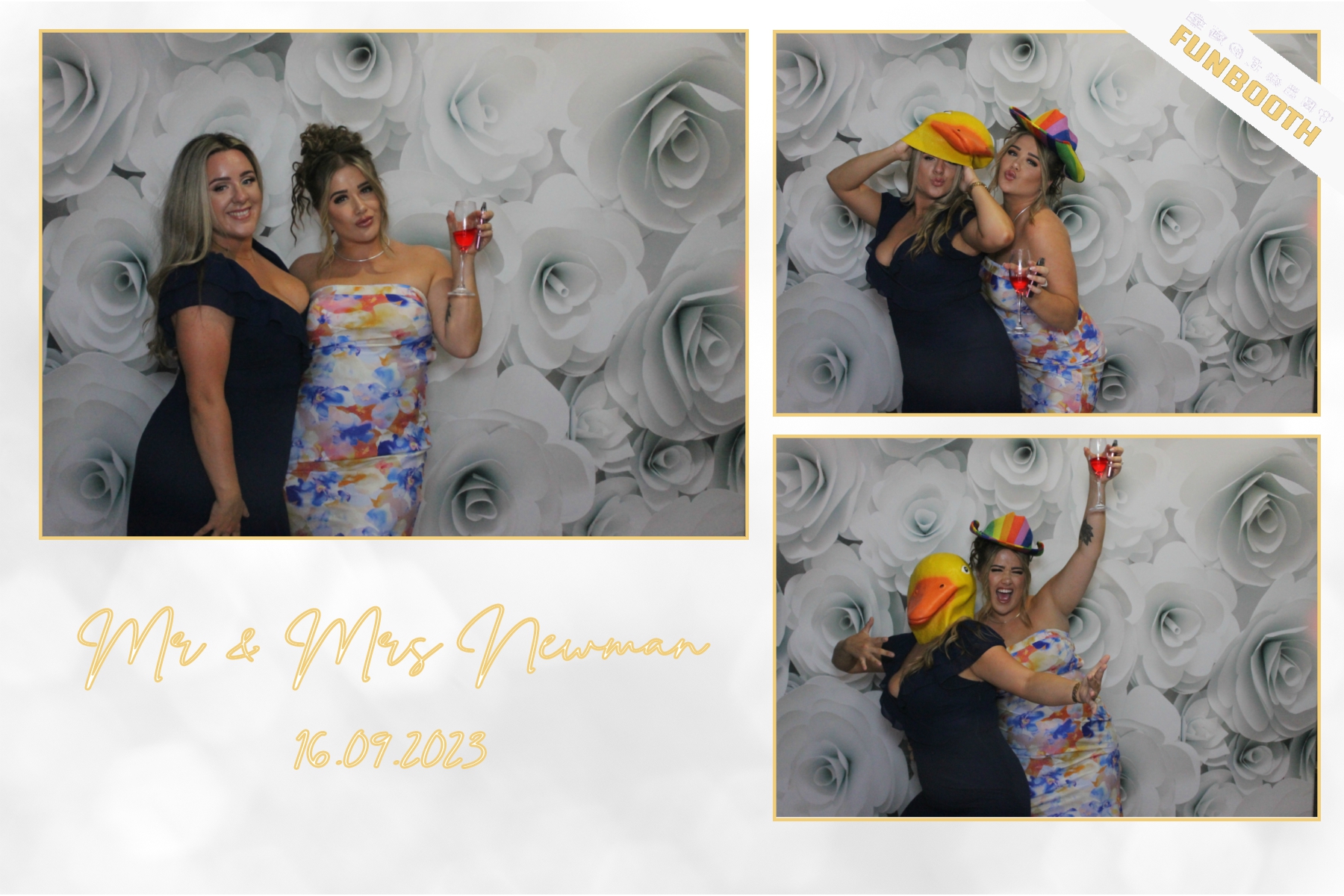 Mr & Mrs Newman | View more photos from the event at gallery.funbooth.uk.com/u/FunboothLTD1/Mr-Mrs-Newman