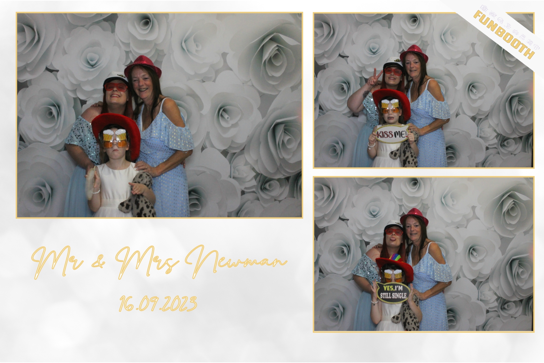 Mr & Mrs Newman | View more photos from the event at gallery.funbooth.uk.com/u/FunboothLTD1/Mr-Mrs-Newman