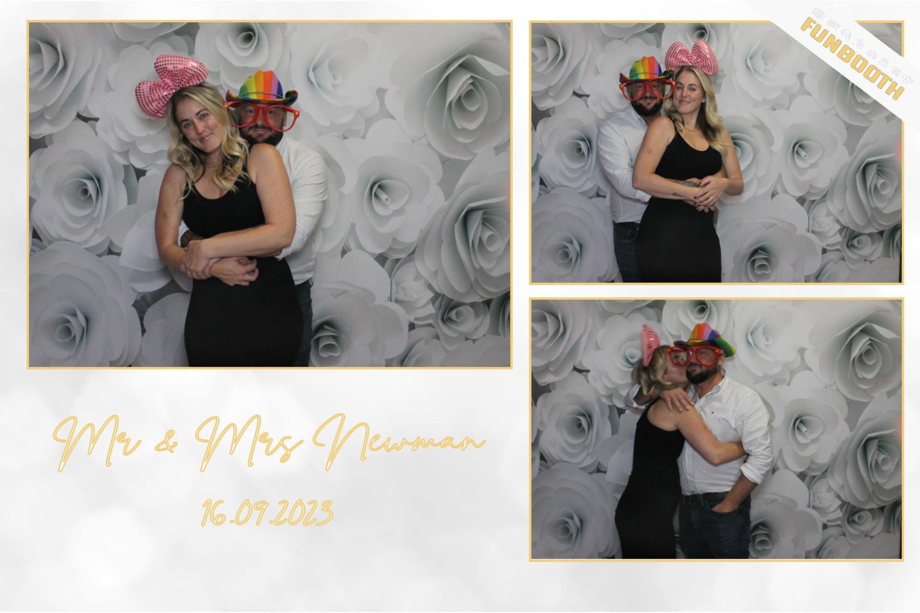 Mr & Mrs Newman | View more photos from the event at gallery.funbooth.uk.com/u/FunboothLTD1/Mr-Mrs-Newman