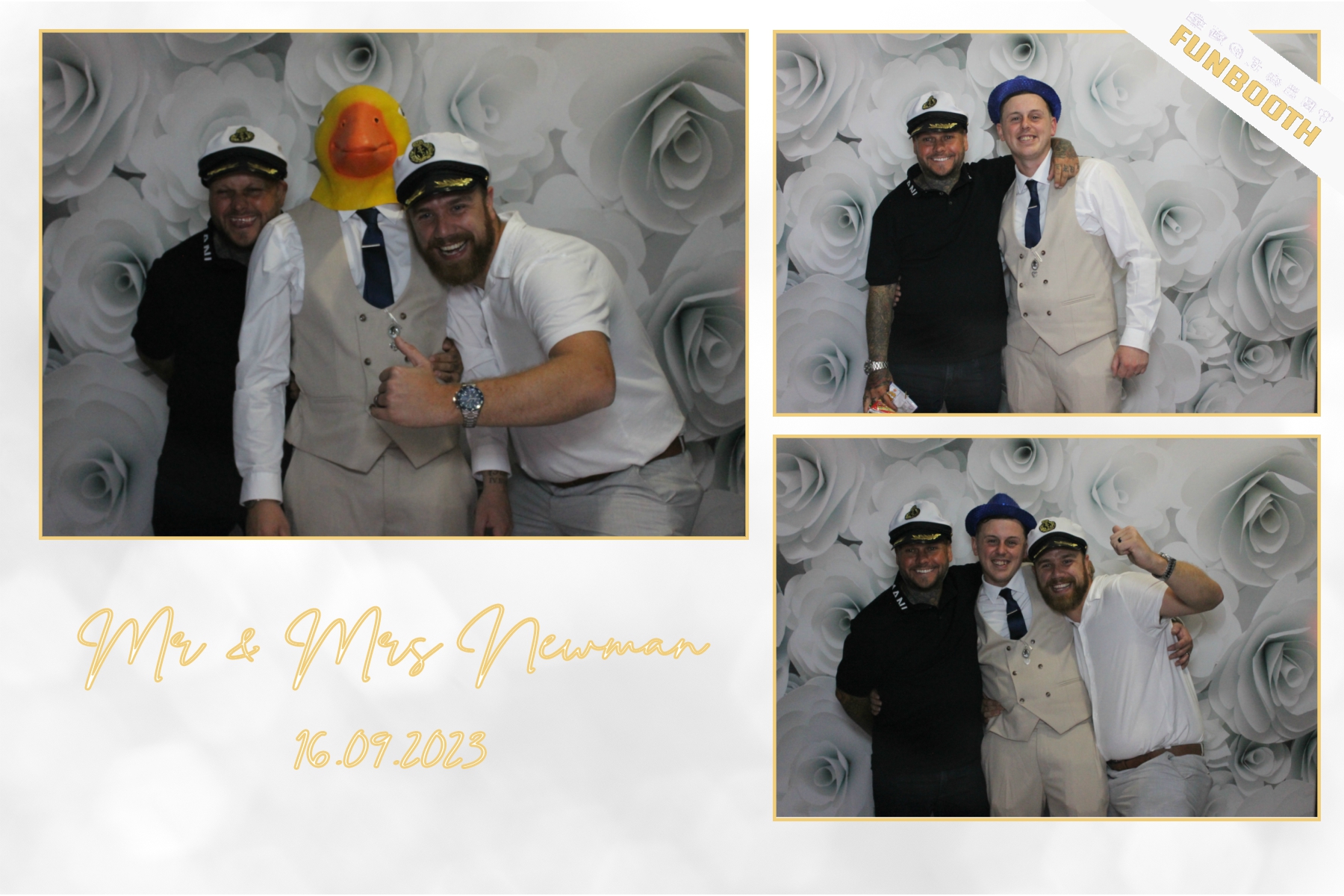 Mr & Mrs Newman | View more photos from the event at gallery.funbooth.uk.com/u/FunboothLTD1/Mr-Mrs-Newman