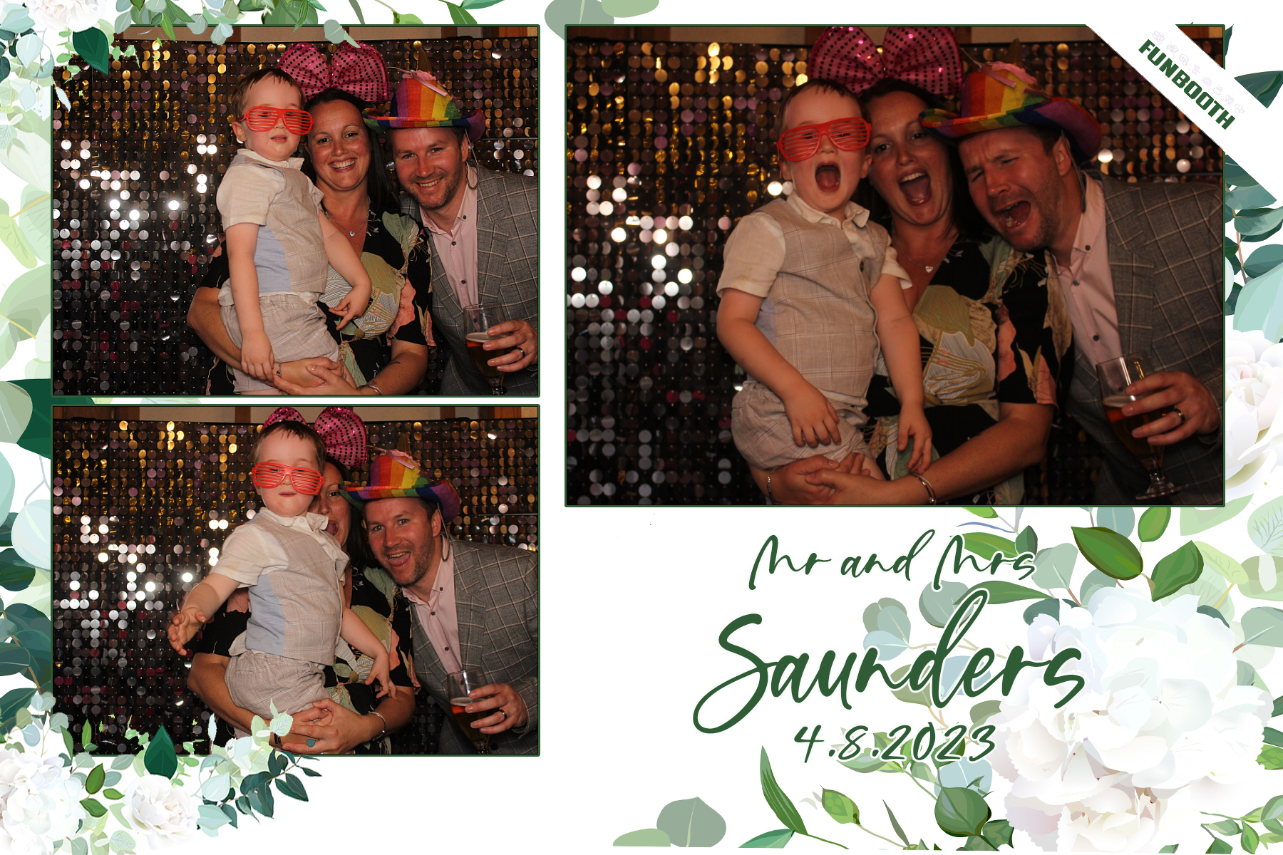 Mr & Mrs Saunders | View more photos from the event at gallery.funbooth.uk.com/u/FunboothLTD1/Mr-Mrs-Saunders
