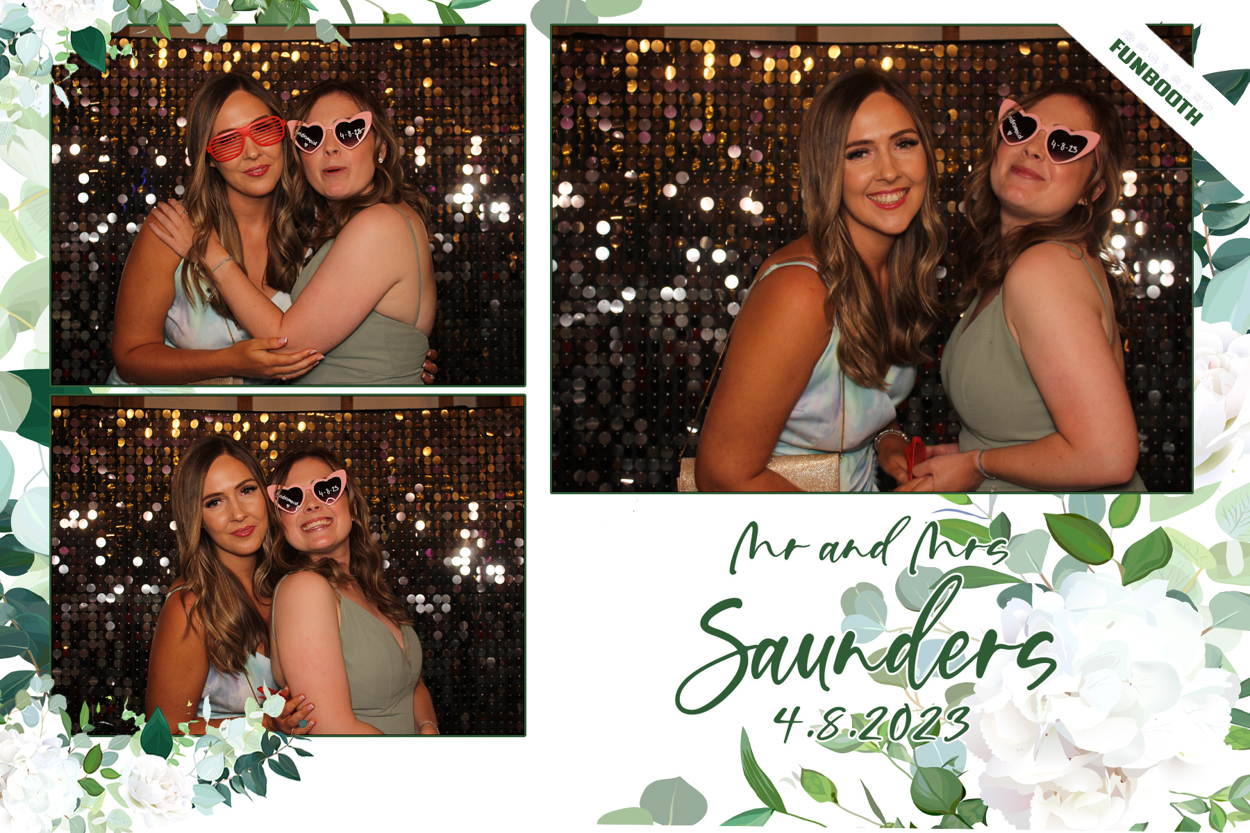 Mr & Mrs Saunders | View more photos from the event at gallery.funbooth.uk.com/u/FunboothLTD1/Mr-Mrs-Saunders
