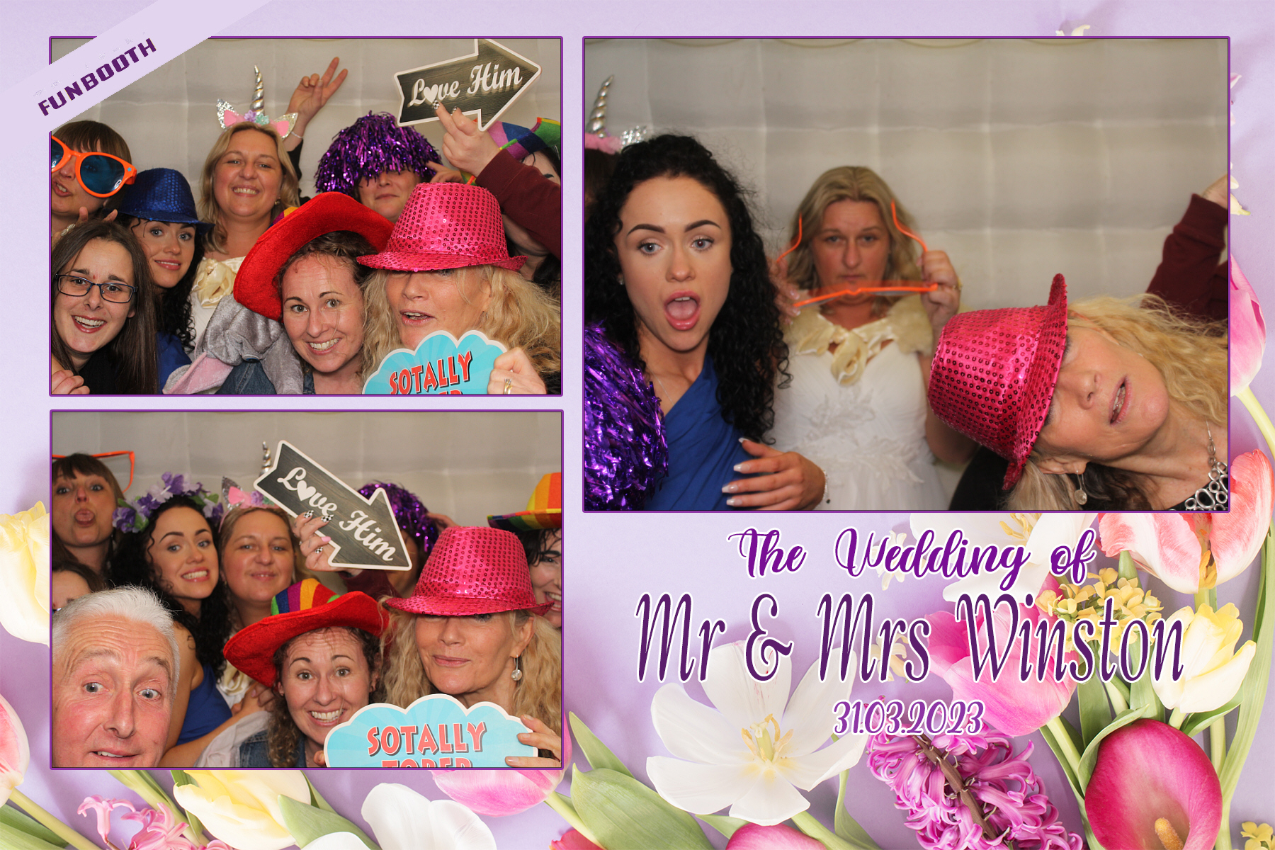 Mr & Mrs Winston | View more photos from the event at gallery.funbooth.uk.com/u/FunboothLTD1/Mr-Mrs-Winston