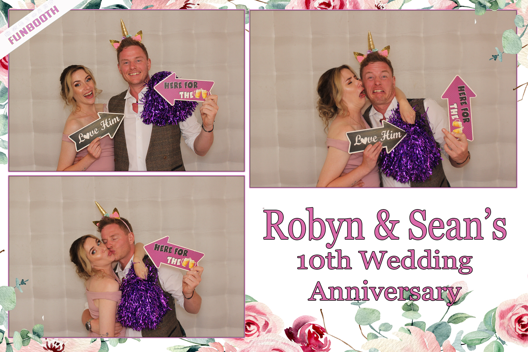 Robyn & Sean's 10th Wedding Anniversary | View more photos from the event at gallery.funbooth.uk.com/u/FunboothLTD1/Robyn-Seans-10th-Wedding-Anniversary