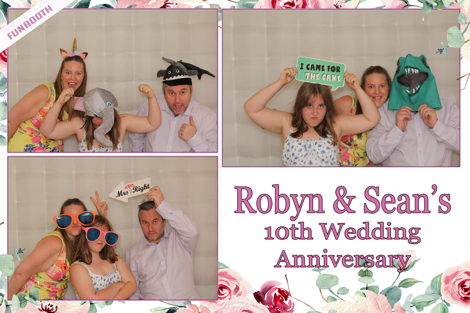 Robyn & Sean's 10th Wedding Anniversary | View more photos from the event at gallery.funbooth.uk.com/u/FunboothLTD1/Robyn-Seans-10th-Wedding-Anniversary