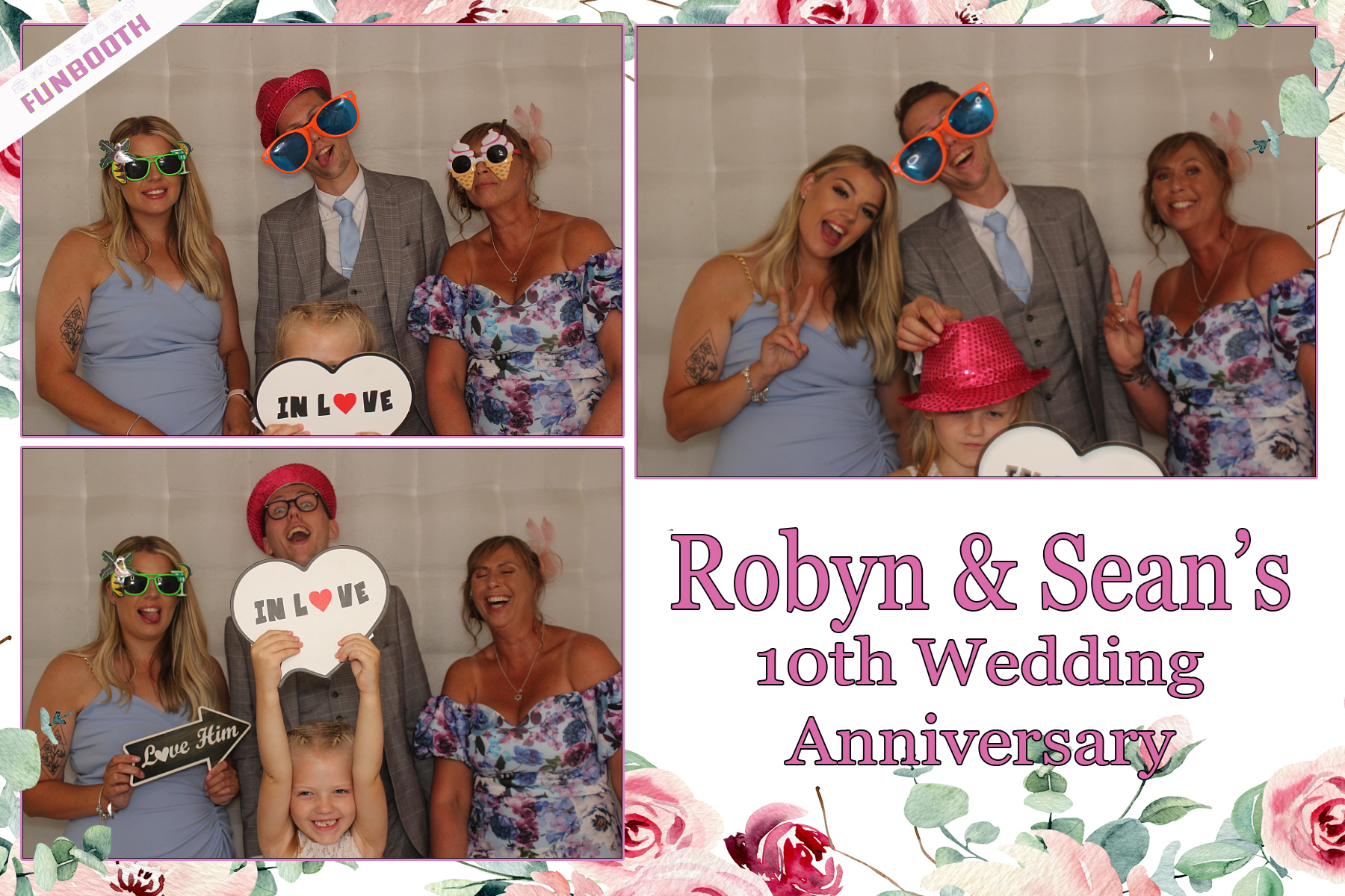 Robyn & Sean's 10th Wedding Anniversary | View more photos from the event at gallery.funbooth.uk.com/u/FunboothLTD1/Robyn-Seans-10th-Wedding-Anniversary