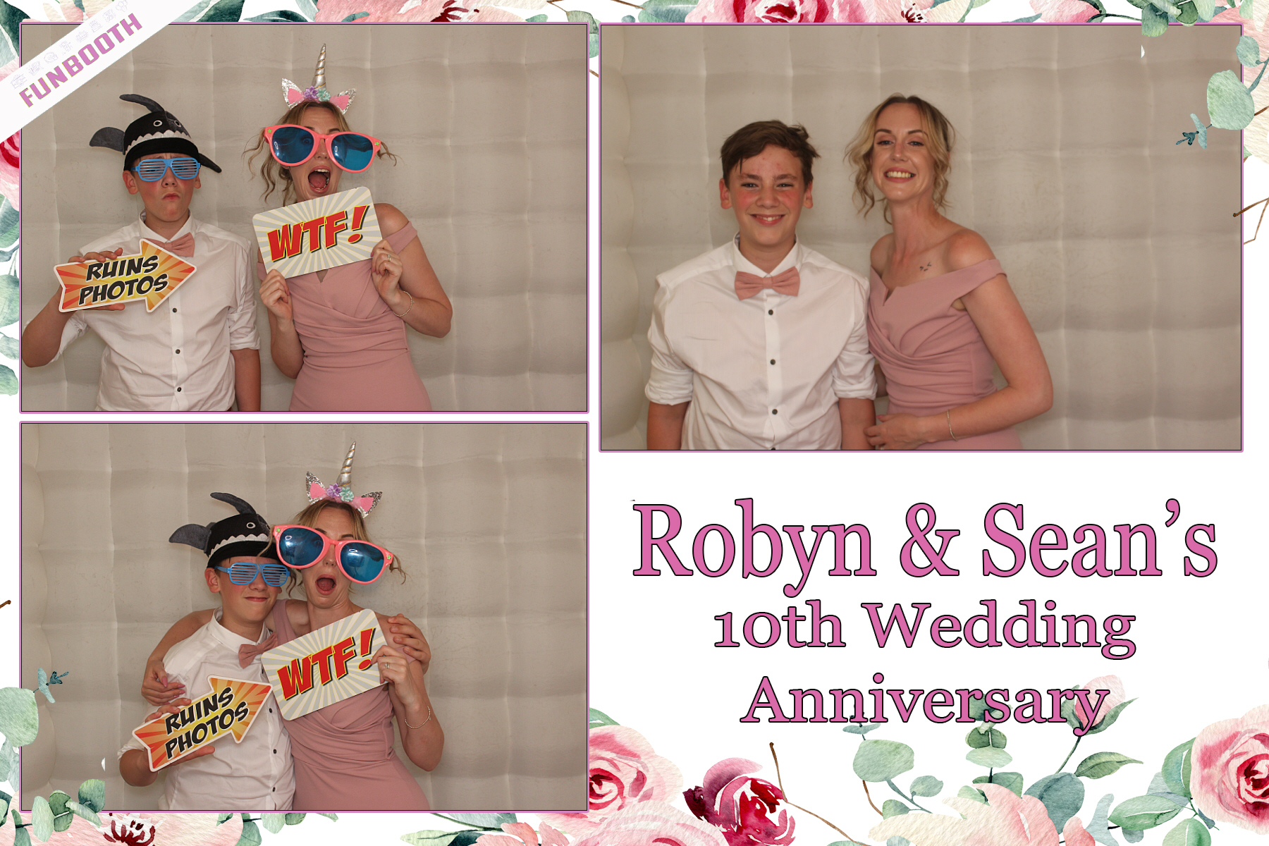 Robyn & Sean's 10th Wedding Anniversary | View more photos from the event at gallery.funbooth.uk.com/u/FunboothLTD1/Robyn-Seans-10th-Wedding-Anniversary