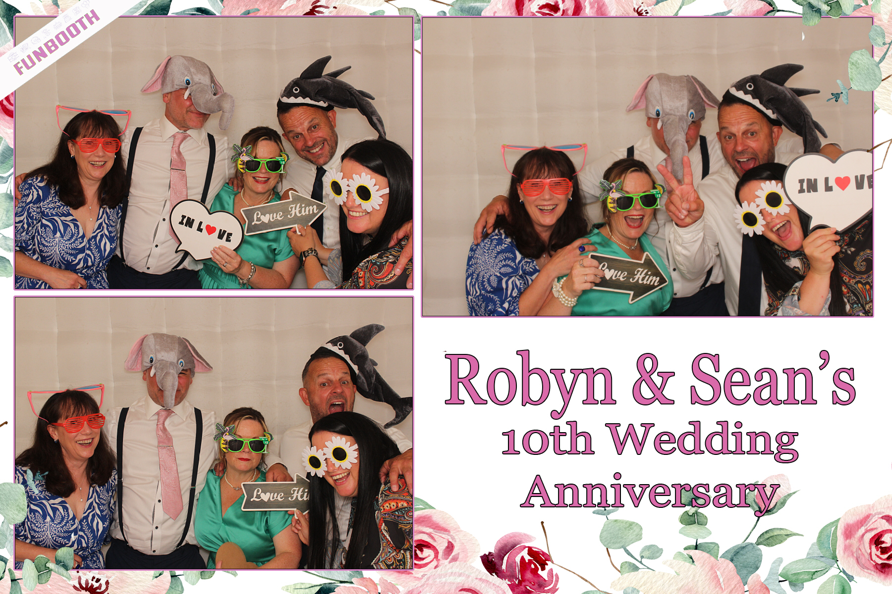 Robyn & Sean's 10th Wedding Anniversary | View more photos from the event at gallery.funbooth.uk.com/u/FunboothLTD1/Robyn-Seans-10th-Wedding-Anniversary