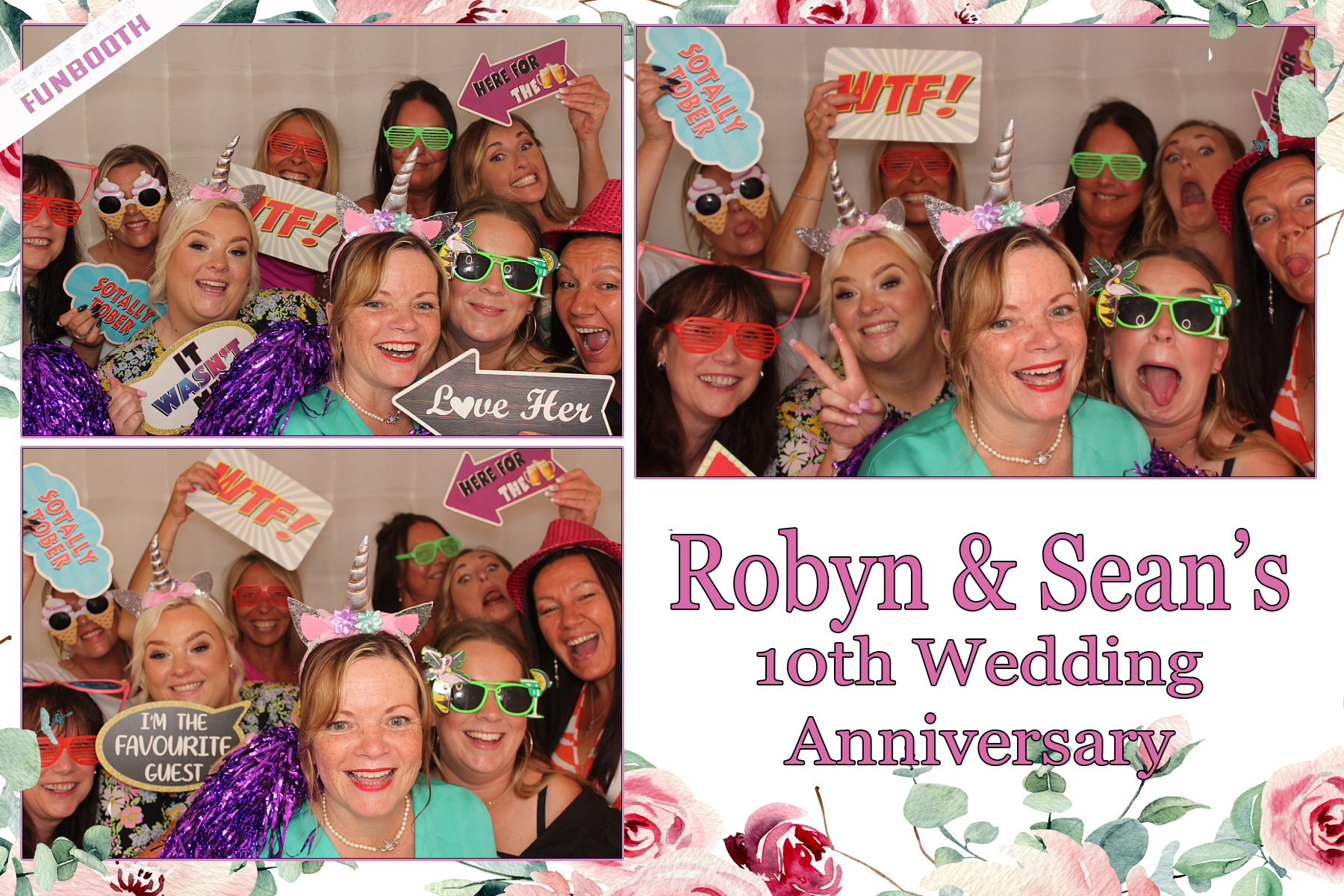 Robyn & Sean's 10th Wedding Anniversary | View more photos from the event at gallery.funbooth.uk.com/u/FunboothLTD1/Robyn-Seans-10th-Wedding-Anniversary