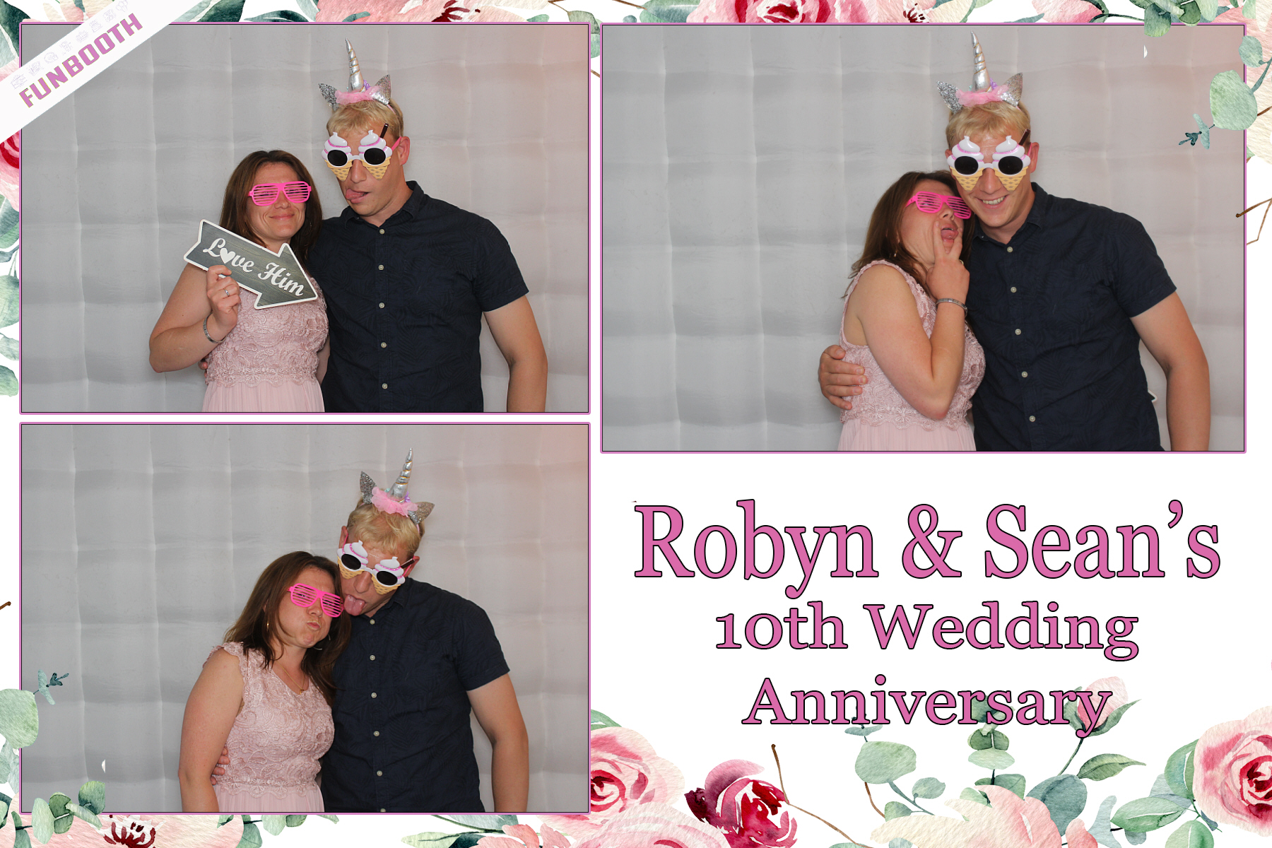 Robyn & Sean's 10th Wedding Anniversary | View more photos from the event at gallery.funbooth.uk.com/u/FunboothLTD1/Robyn-Seans-10th-Wedding-Anniversary