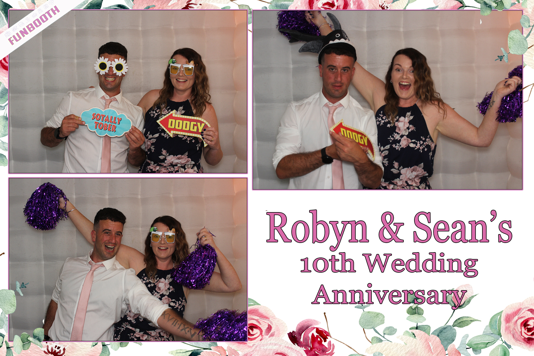 Robyn & Sean's 10th Wedding Anniversary | View more photos from the event at gallery.funbooth.uk.com/u/FunboothLTD1/Robyn-Seans-10th-Wedding-Anniversary