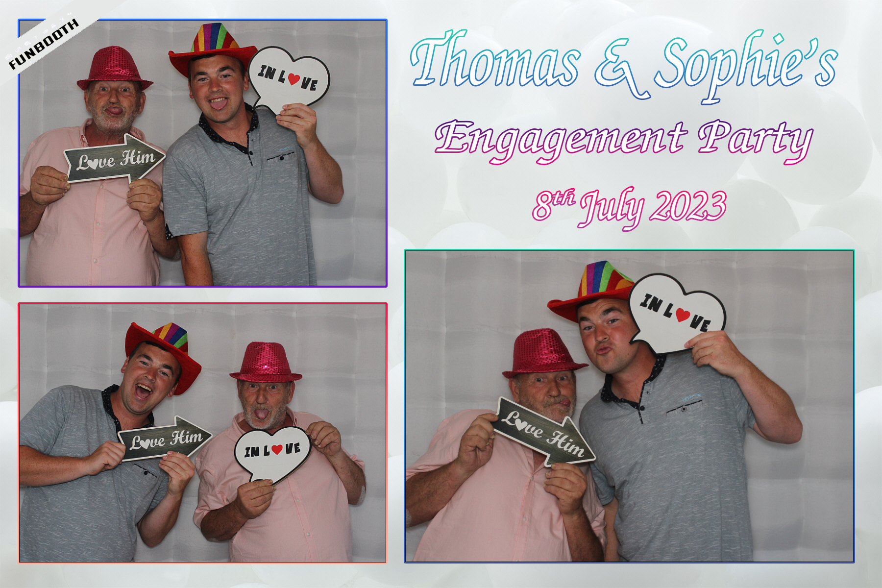 Thomas & Sophie's Engagement Party | View more photos from the event at gallery.funbooth.uk.com/u/FunboothLTD1/Thomas-Sophies-Engagement-Party