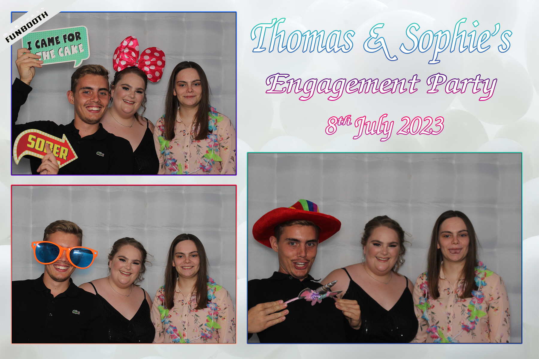 Thomas & Sophie's Engagement Party | View more photos from the event at gallery.funbooth.uk.com/u/FunboothLTD1/Thomas-Sophies-Engagement-Party