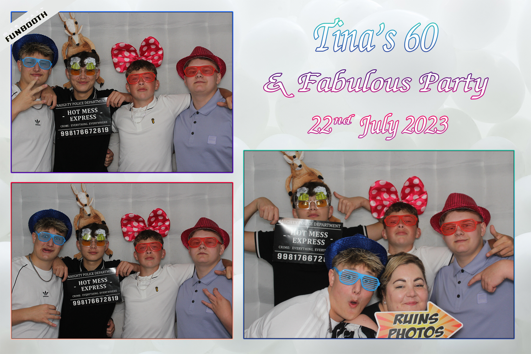 Tina's 60 & Fabulous Party | View more photos from the event at gallery.funbooth.uk.com/u/FunboothLTD1/Tinas-60-Fabulous-Party