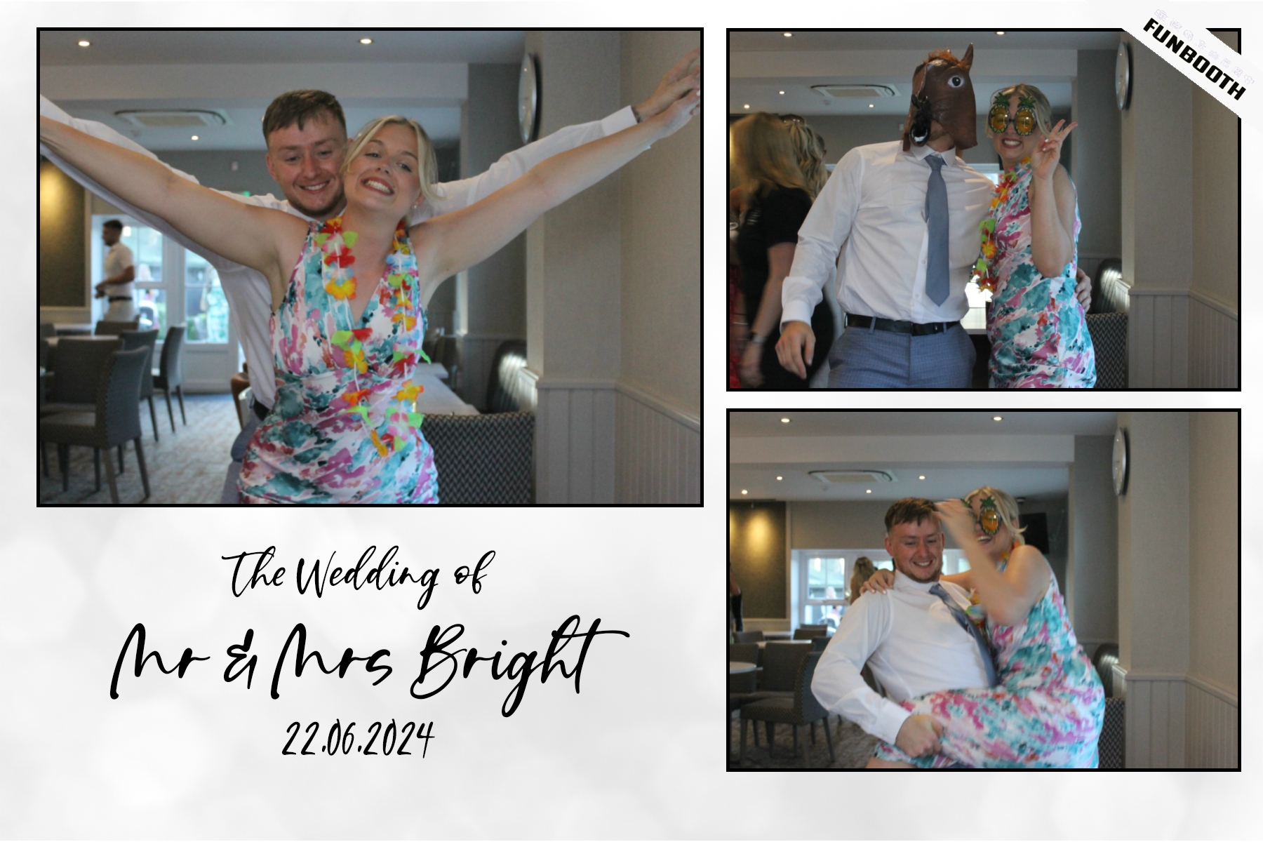 Mr & Mrs Bright | View more photos from the event at gallery.funbooth.uk.com/u/FunboothLTD1/Mr-Mrs-Bright