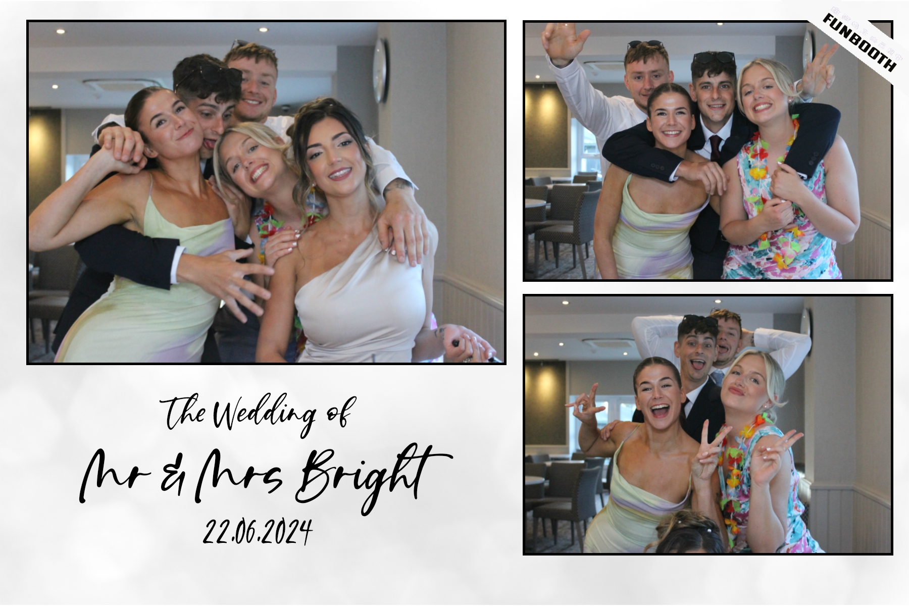 Mr & Mrs Bright | View more photos from the event at gallery.funbooth.uk.com/u/FunboothLTD1/Mr-Mrs-Bright