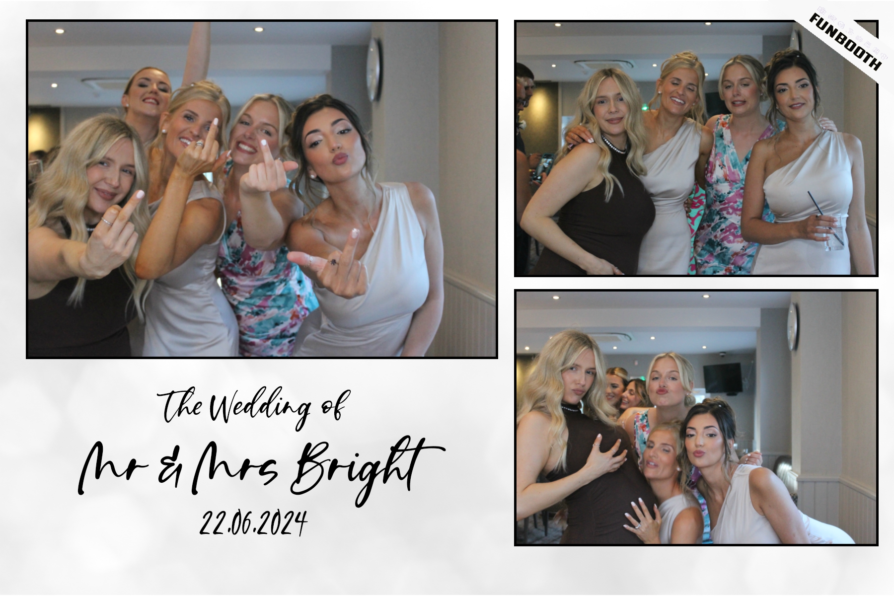 Mr & Mrs Bright | View more photos from the event at gallery.funbooth.uk.com/u/FunboothLTD1/Mr-Mrs-Bright
