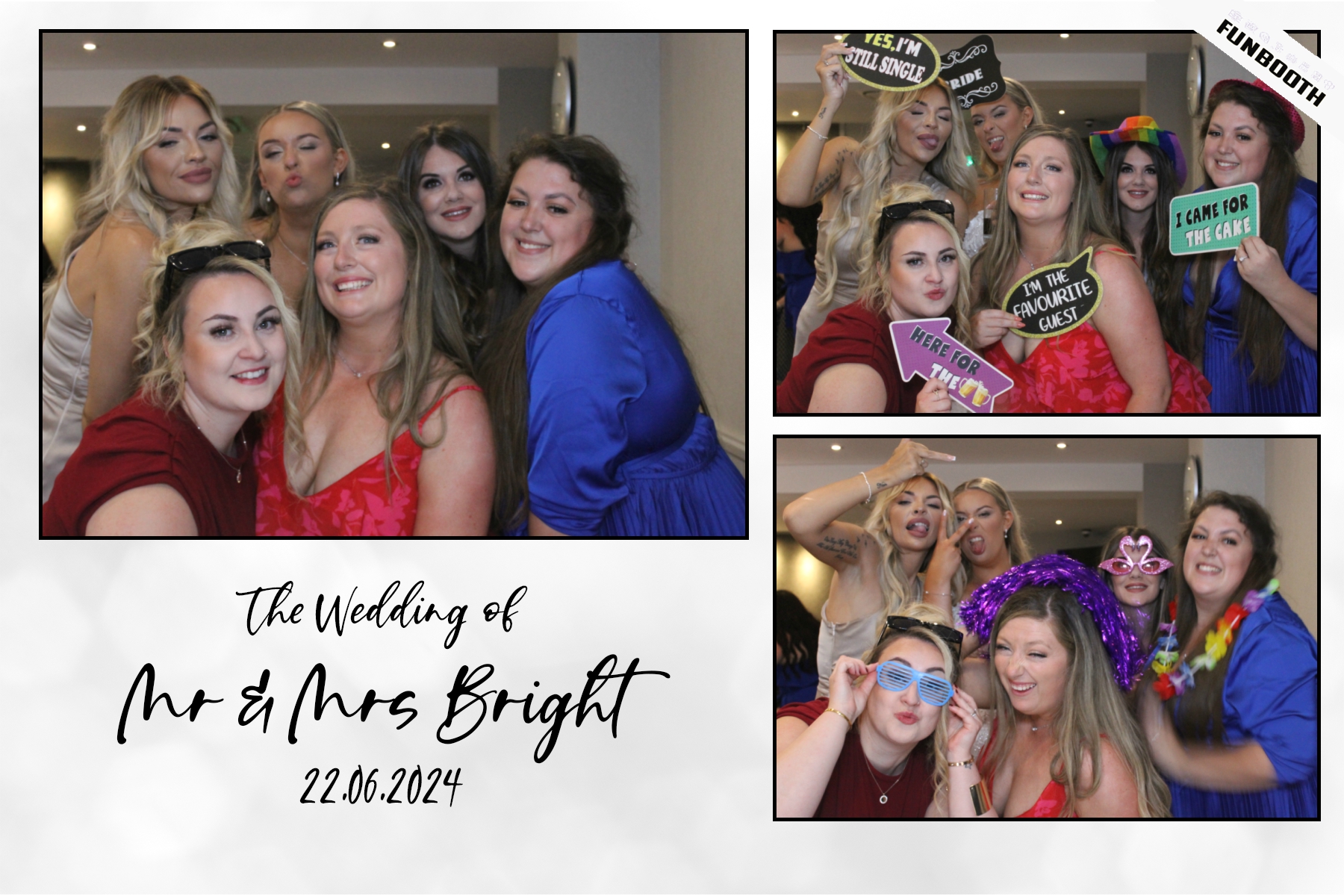 Mr & Mrs Bright | View more photos from the event at gallery.funbooth.uk.com/u/FunboothLTD1/Mr-Mrs-Bright
