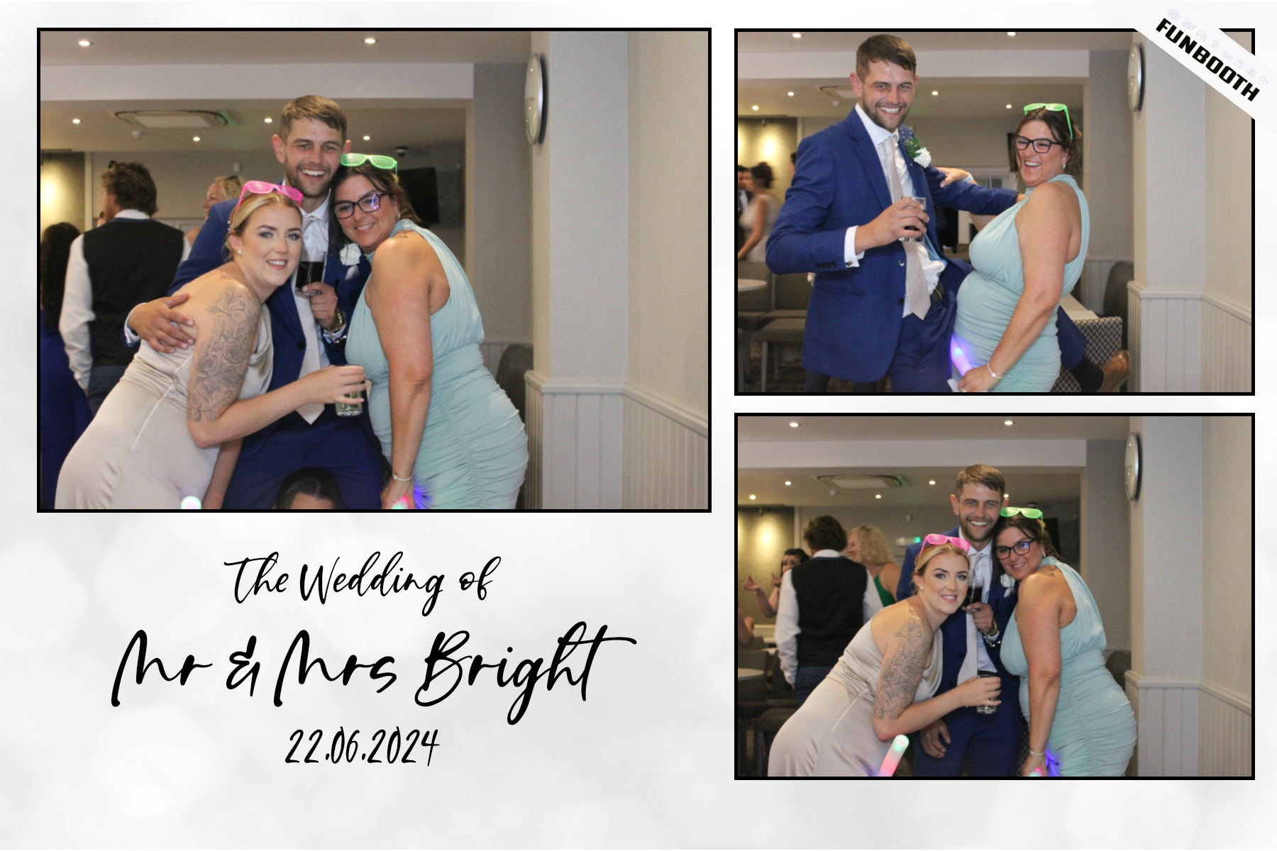 Mr & Mrs Bright | View more photos from the event at gallery.funbooth.uk.com/u/FunboothLTD1/Mr-Mrs-Bright