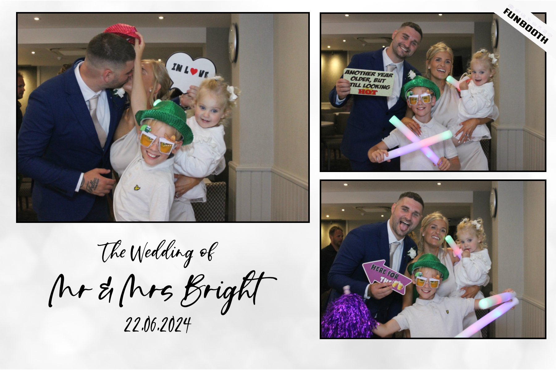 Mr & Mrs Bright | View more photos from the event at gallery.funbooth.uk.com/u/FunboothLTD1/Mr-Mrs-Bright