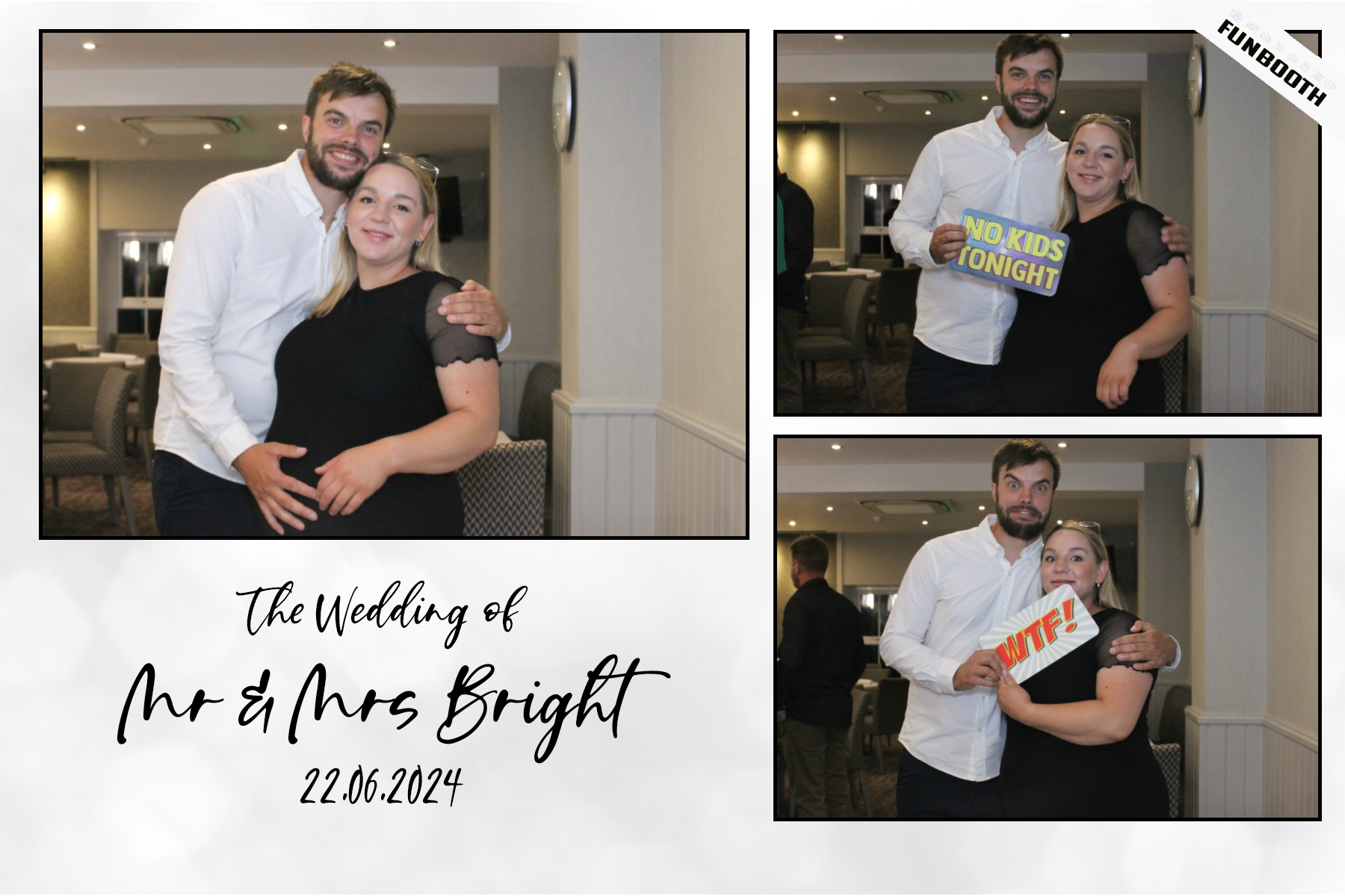 Mr & Mrs Bright | View more photos from the event at gallery.funbooth.uk.com/u/FunboothLTD1/Mr-Mrs-Bright