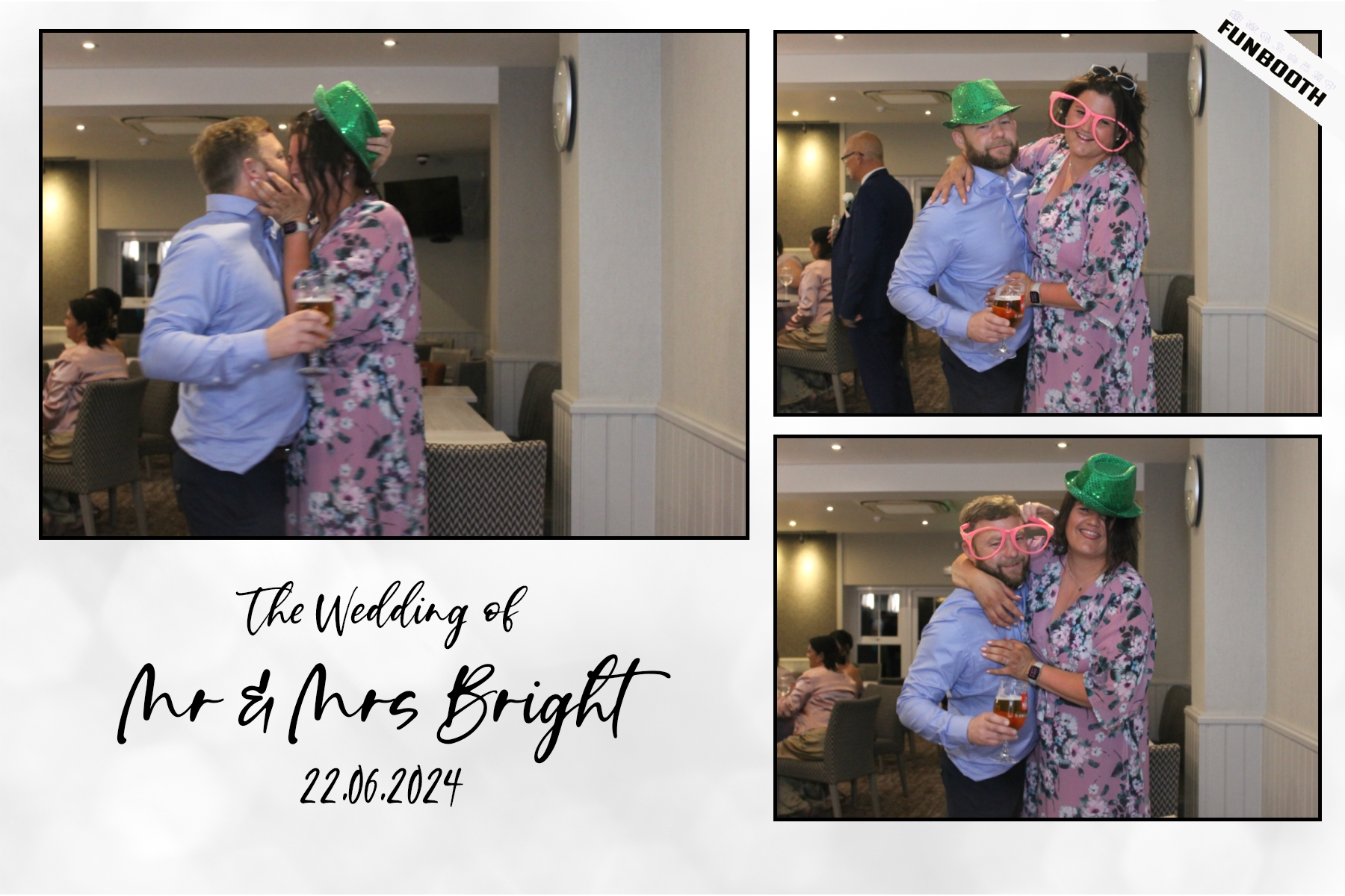 Mr & Mrs Bright | View more photos from the event at gallery.funbooth.uk.com/u/FunboothLTD1/Mr-Mrs-Bright