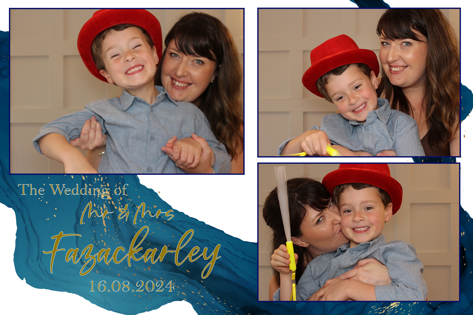 Mr & Mrs Fazackarley | View more photos from the event at gallery.funbooth.uk.com/u/FunboothLTD1/Mr-Mrs-Fazackarley