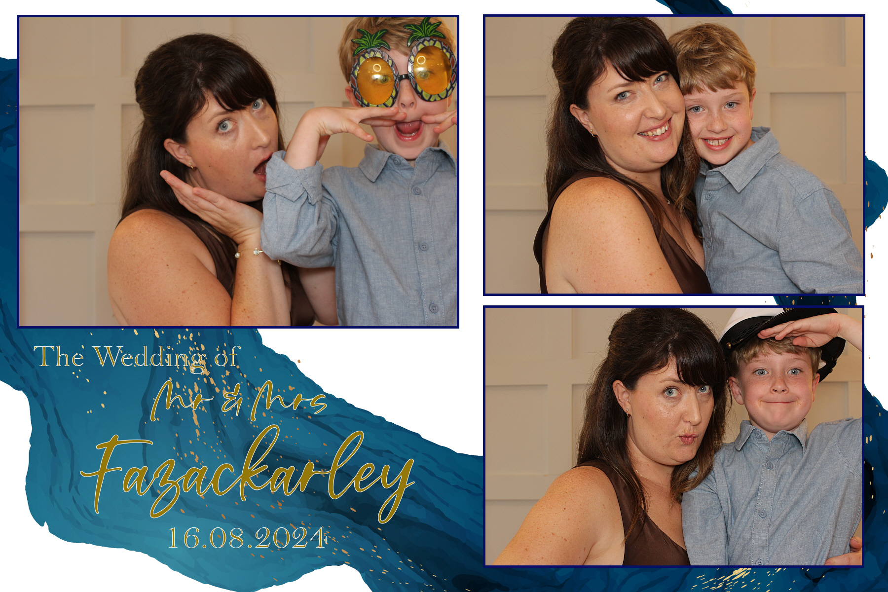 Mr & Mrs Fazackarley | View more photos from the event at gallery.funbooth.uk.com/u/FunboothLTD1/Mr-Mrs-Fazackarley