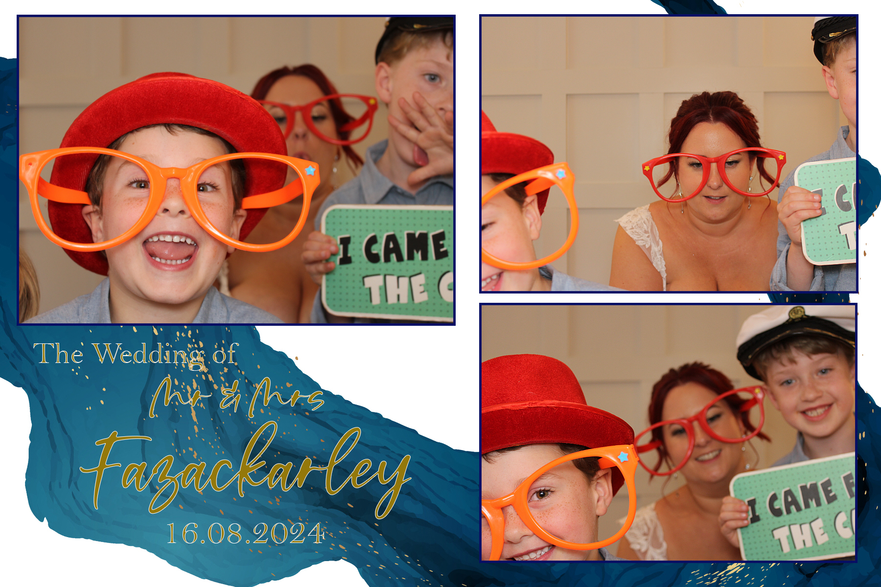 Mr & Mrs Fazackarley | View more photos from the event at gallery.funbooth.uk.com/u/FunboothLTD1/Mr-Mrs-Fazackarley