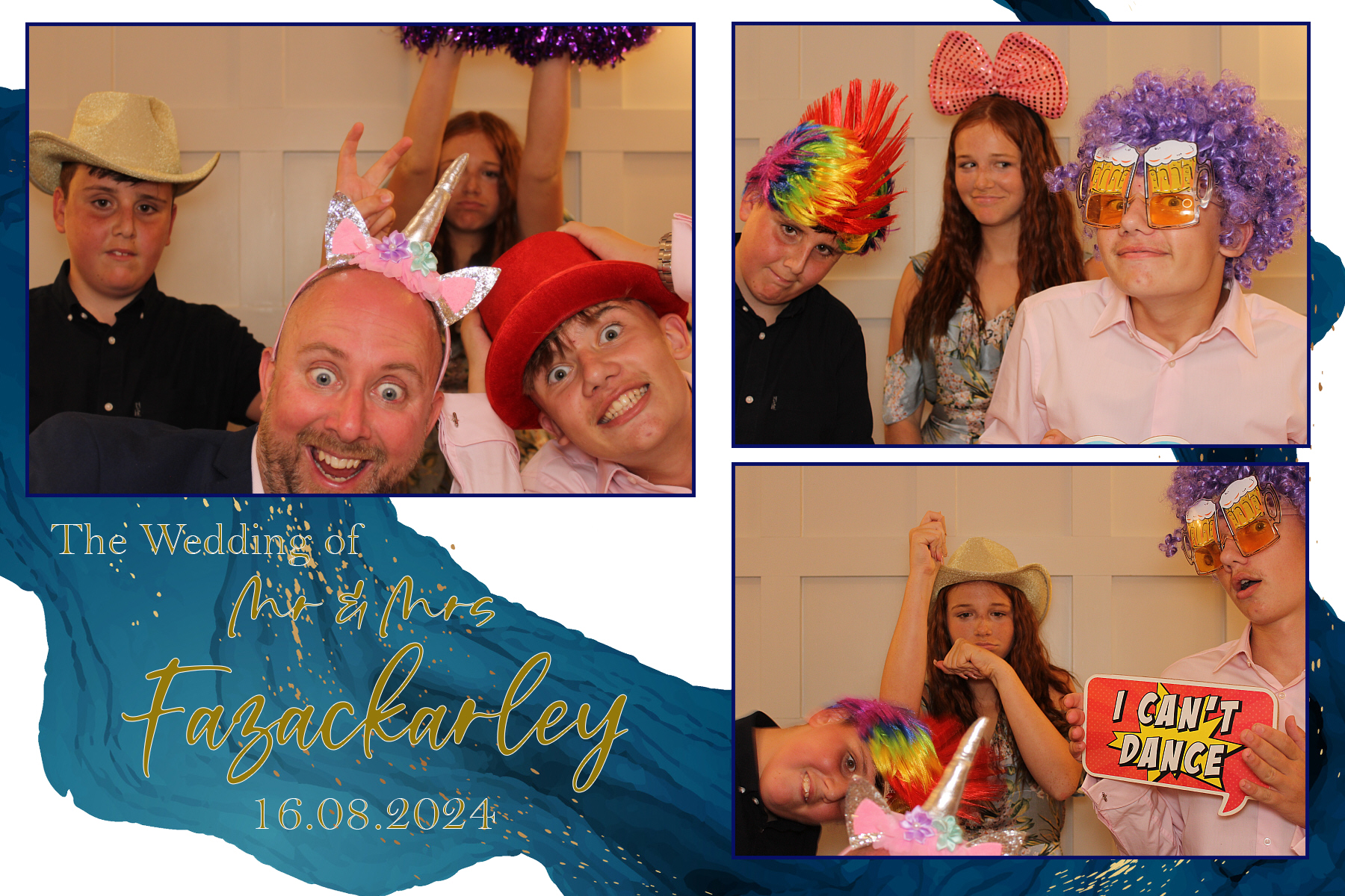 Mr & Mrs Fazackarley | View more photos from the event at gallery.funbooth.uk.com/u/FunboothLTD1/Mr-Mrs-Fazackarley