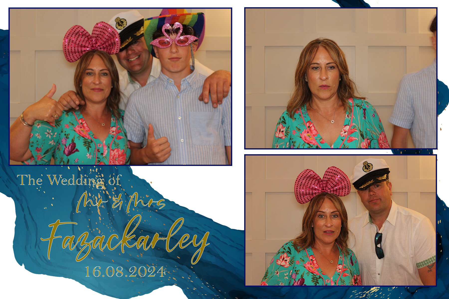Mr & Mrs Fazackarley | View more photos from the event at gallery.funbooth.uk.com/u/FunboothLTD1/Mr-Mrs-Fazackarley