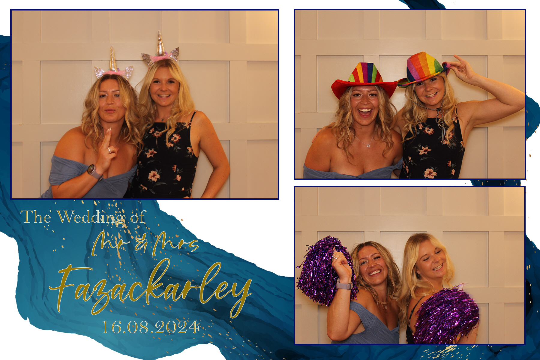 Mr & Mrs Fazackarley | View more photos from the event at gallery.funbooth.uk.com/u/FunboothLTD1/Mr-Mrs-Fazackarley
