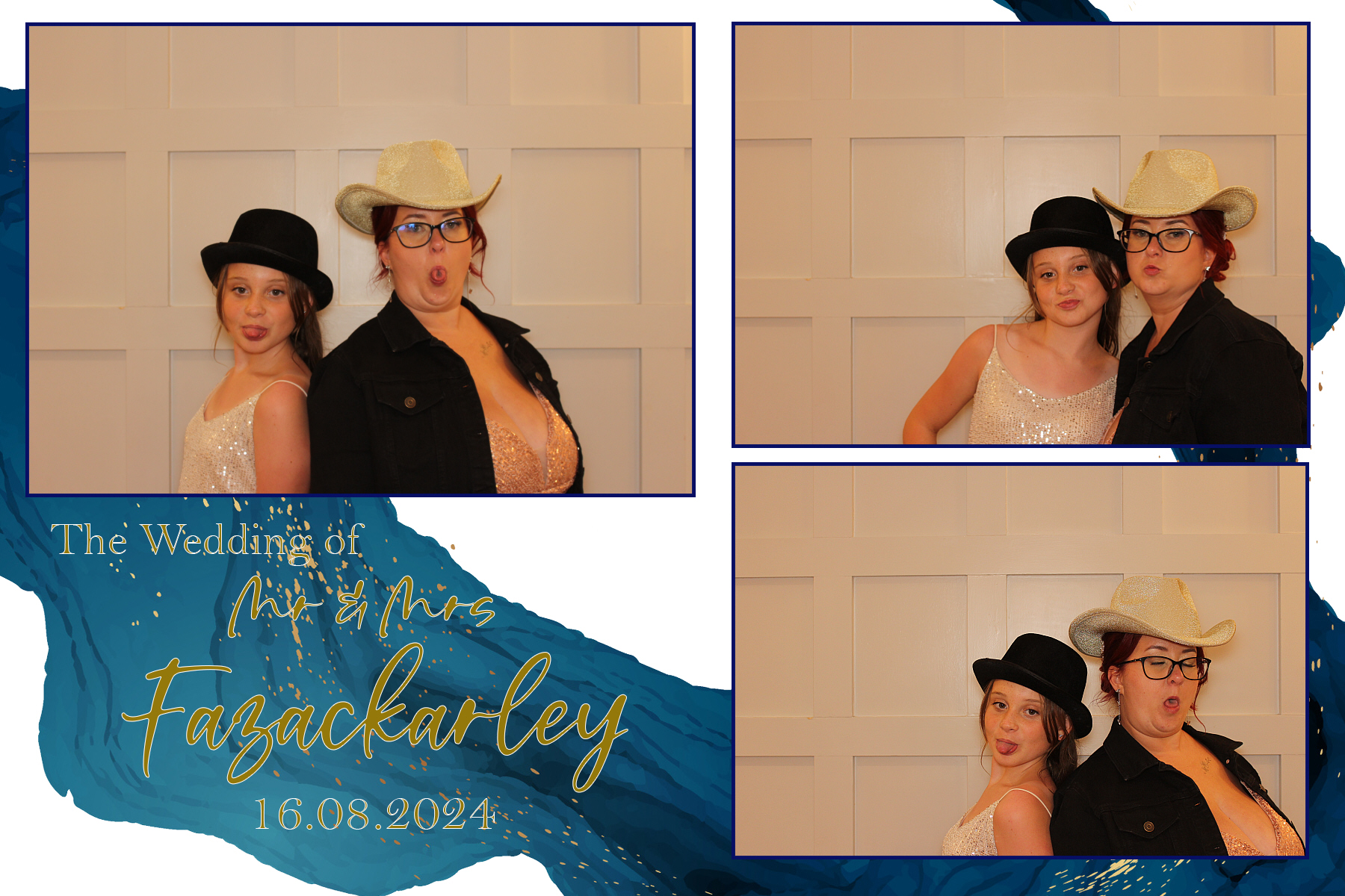 Mr & Mrs Fazackarley | View more photos from the event at gallery.funbooth.uk.com/u/FunboothLTD1/Mr-Mrs-Fazackarley