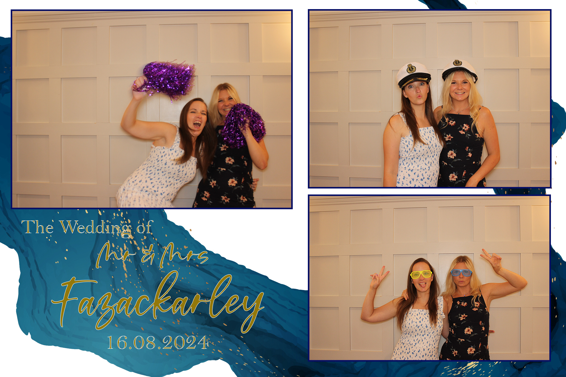 Mr & Mrs Fazackarley | View more photos from the event at gallery.funbooth.uk.com/u/FunboothLTD1/Mr-Mrs-Fazackarley