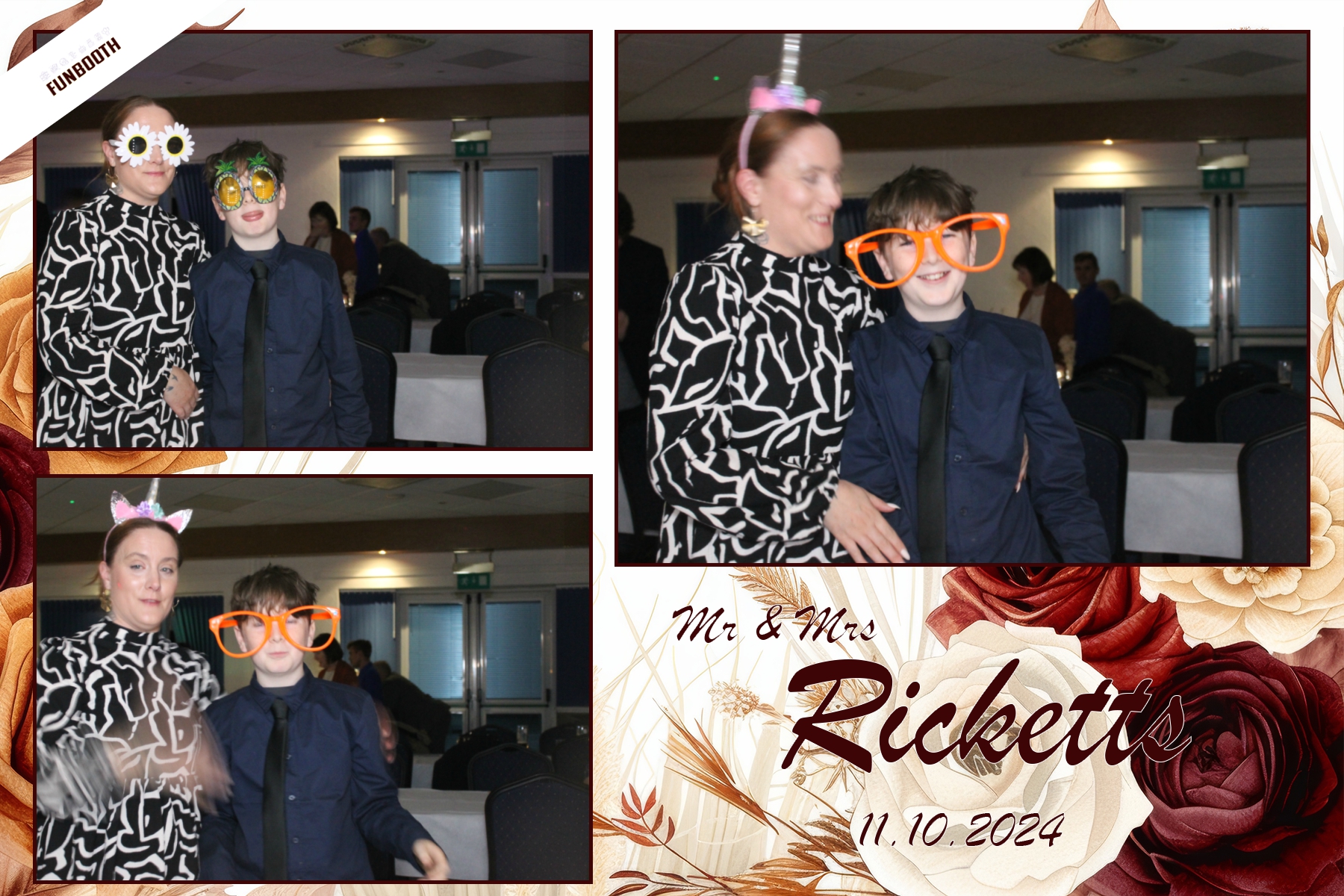Mr & Mrs Ricketts | View more photos from the event at gallery.funbooth.uk.com/u/FunboothLTD1/Mr-Mrs-Ricketts