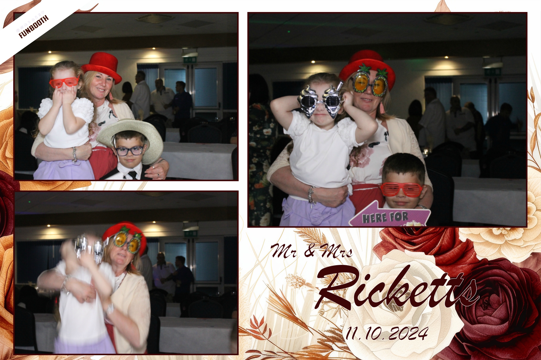 Mr & Mrs Ricketts | View more photos from the event at gallery.funbooth.uk.com/u/FunboothLTD1/Mr-Mrs-Ricketts
