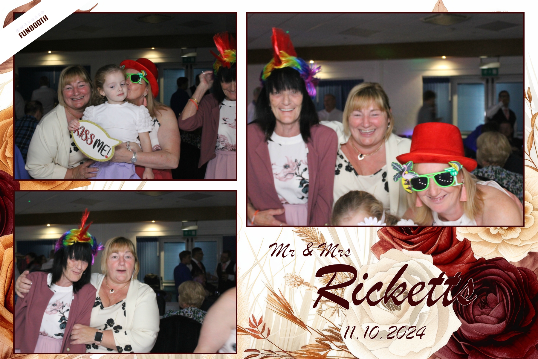 Mr & Mrs Ricketts | View more photos from the event at gallery.funbooth.uk.com/u/FunboothLTD1/Mr-Mrs-Ricketts