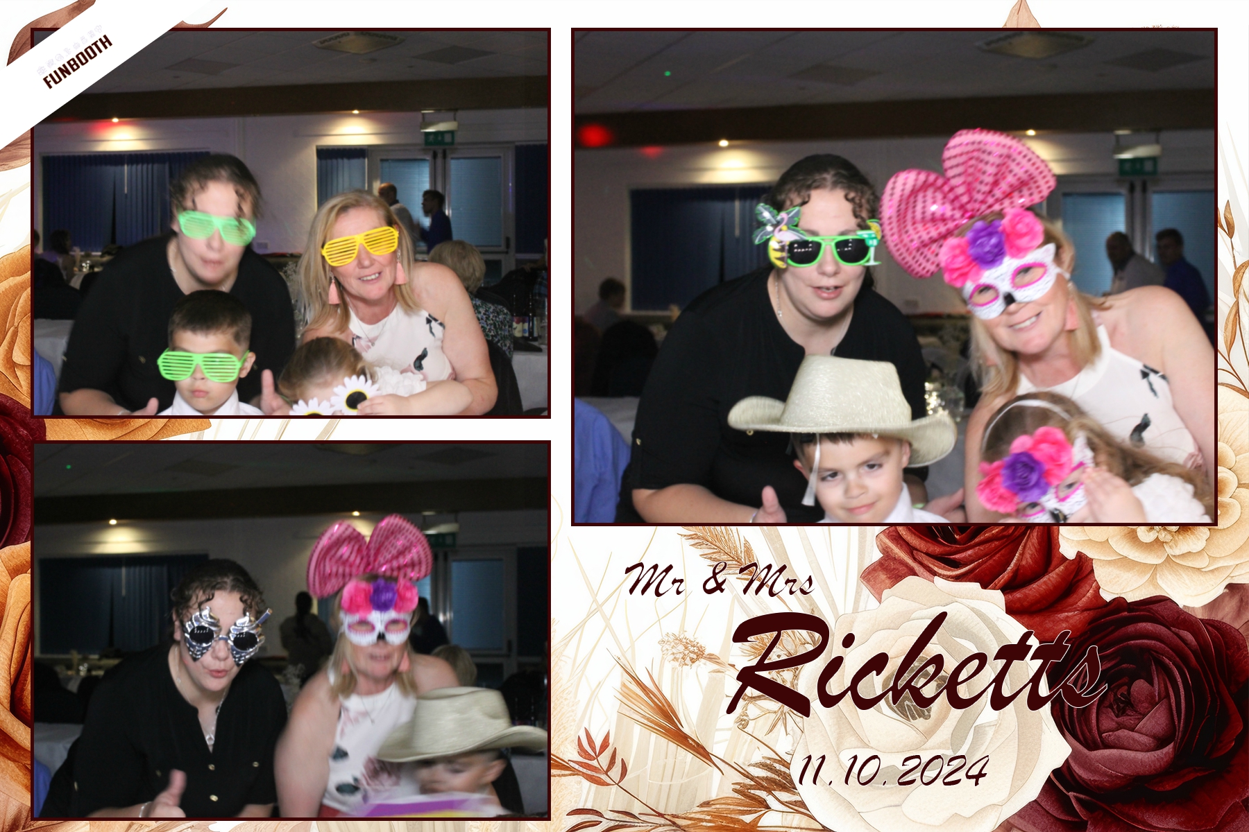 Mr & Mrs Ricketts | View more photos from the event at gallery.funbooth.uk.com/u/FunboothLTD1/Mr-Mrs-Ricketts