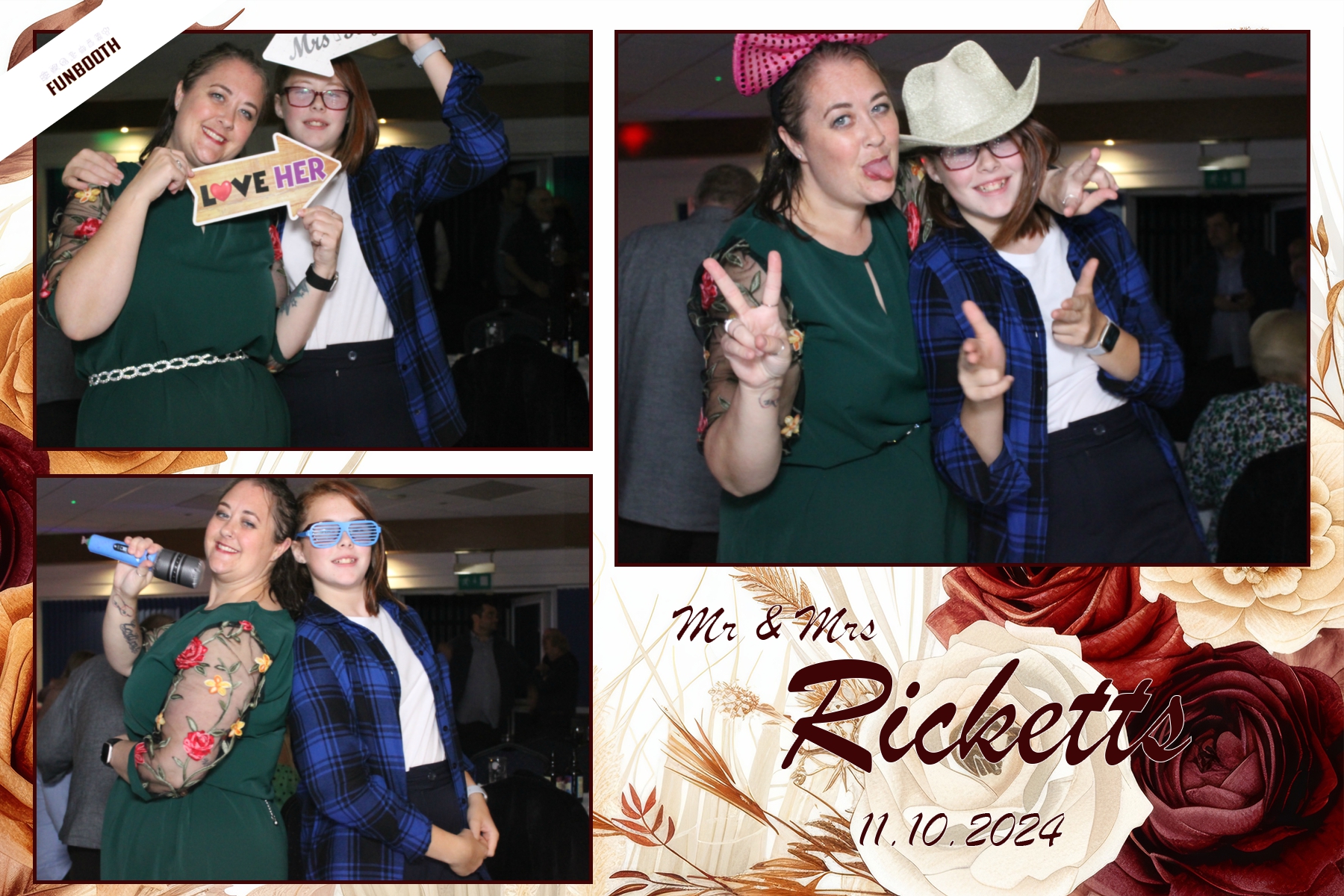 Mr & Mrs Ricketts | View more photos from the event at gallery.funbooth.uk.com/u/FunboothLTD1/Mr-Mrs-Ricketts