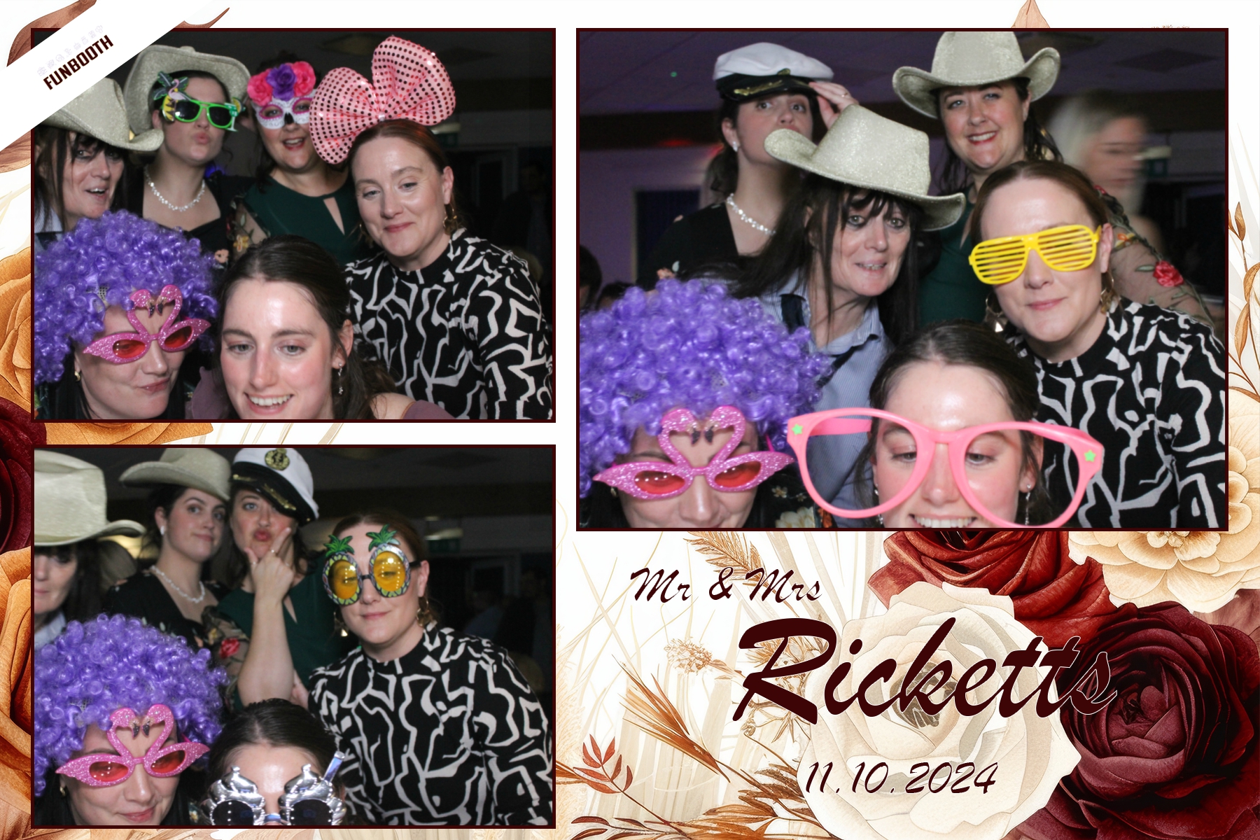 Mr & Mrs Ricketts | View more photos from the event at gallery.funbooth.uk.com/u/FunboothLTD1/Mr-Mrs-Ricketts
