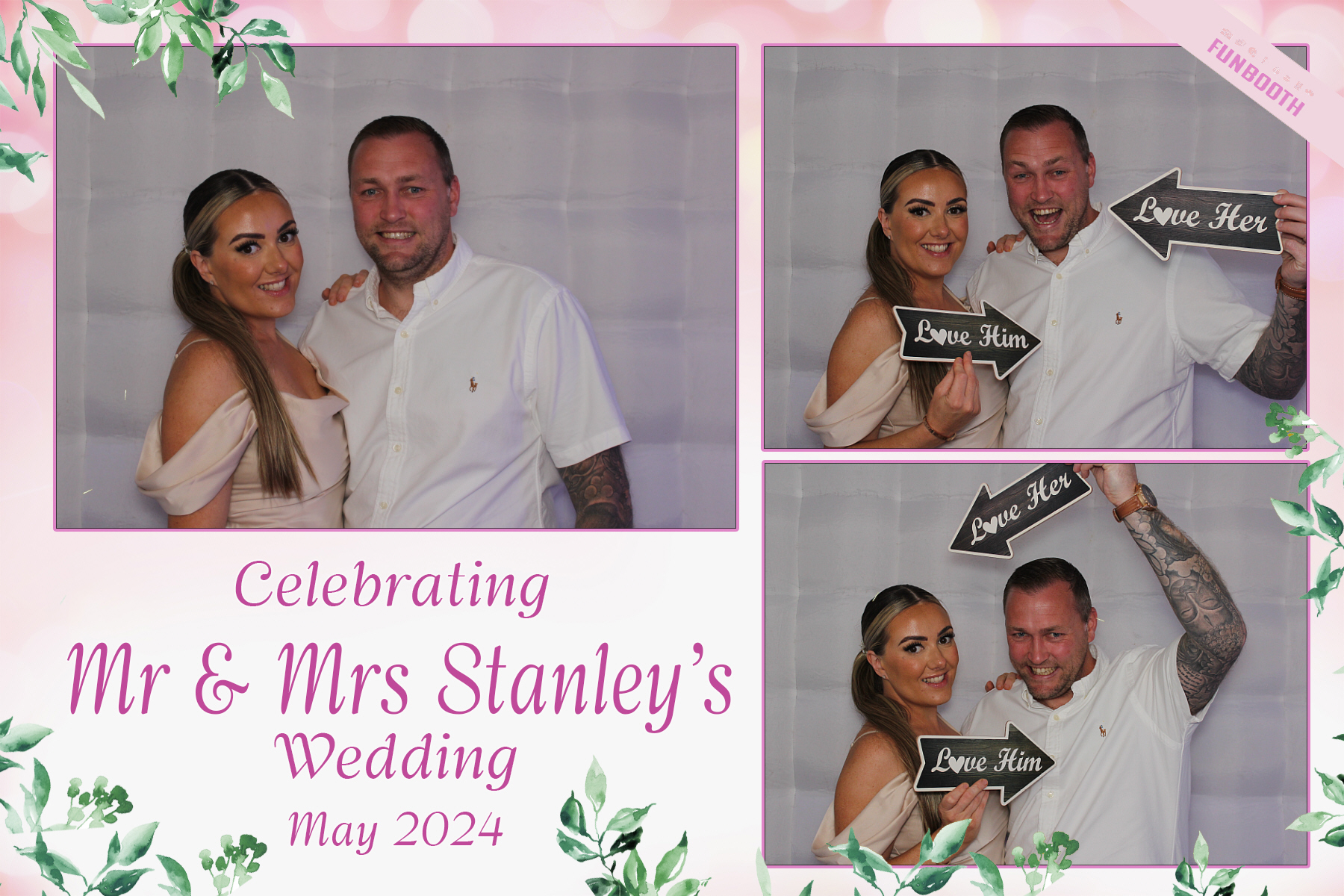 Mr & Mrs Stanley | View more photos from the event at gallery.funbooth.uk.com/u/FunboothLTD1/Mr-Mrs-Stanley