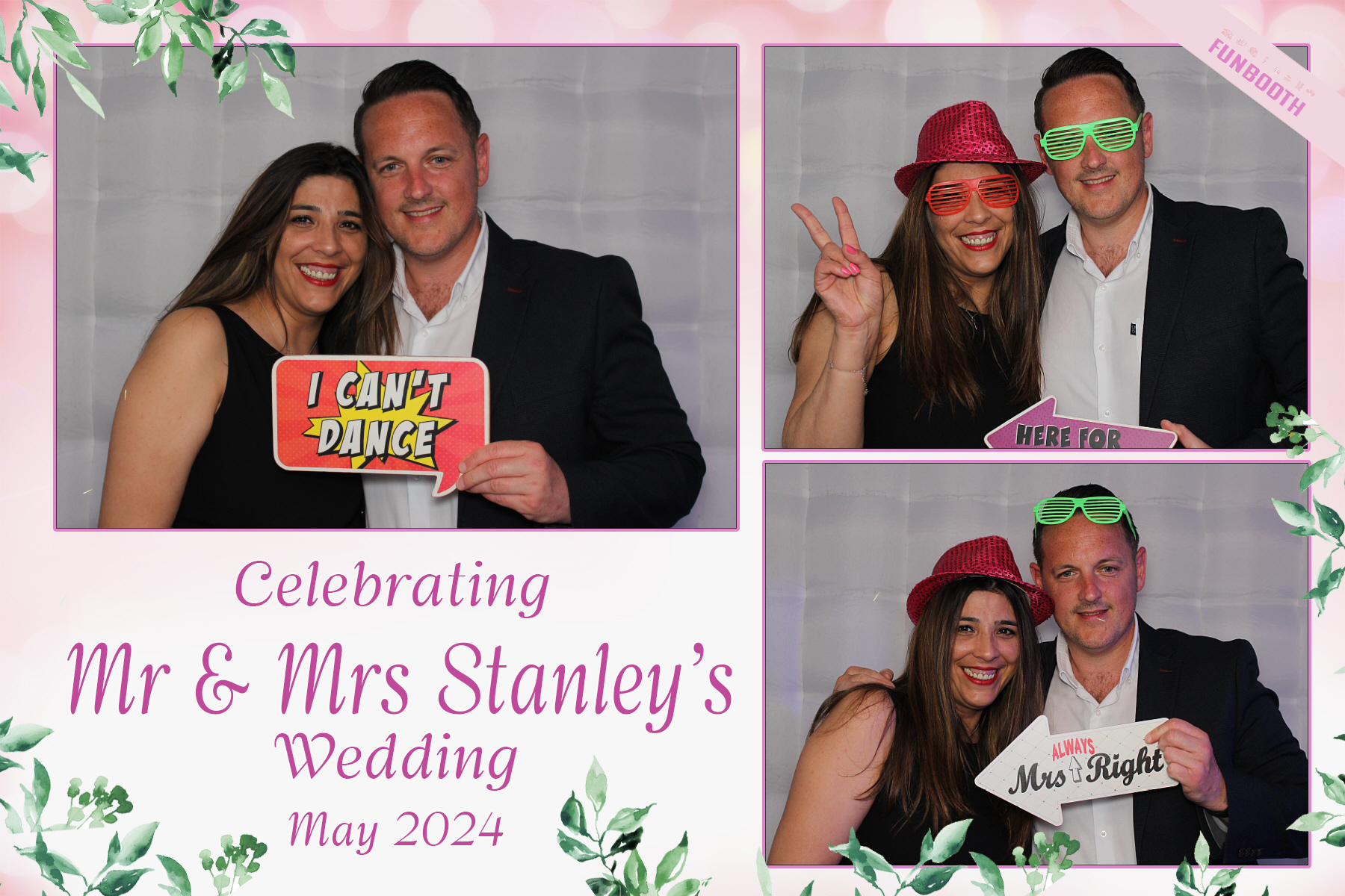 Mr & Mrs Stanley | View more photos from the event at gallery.funbooth.uk.com/u/FunboothLTD1/Mr-Mrs-Stanley