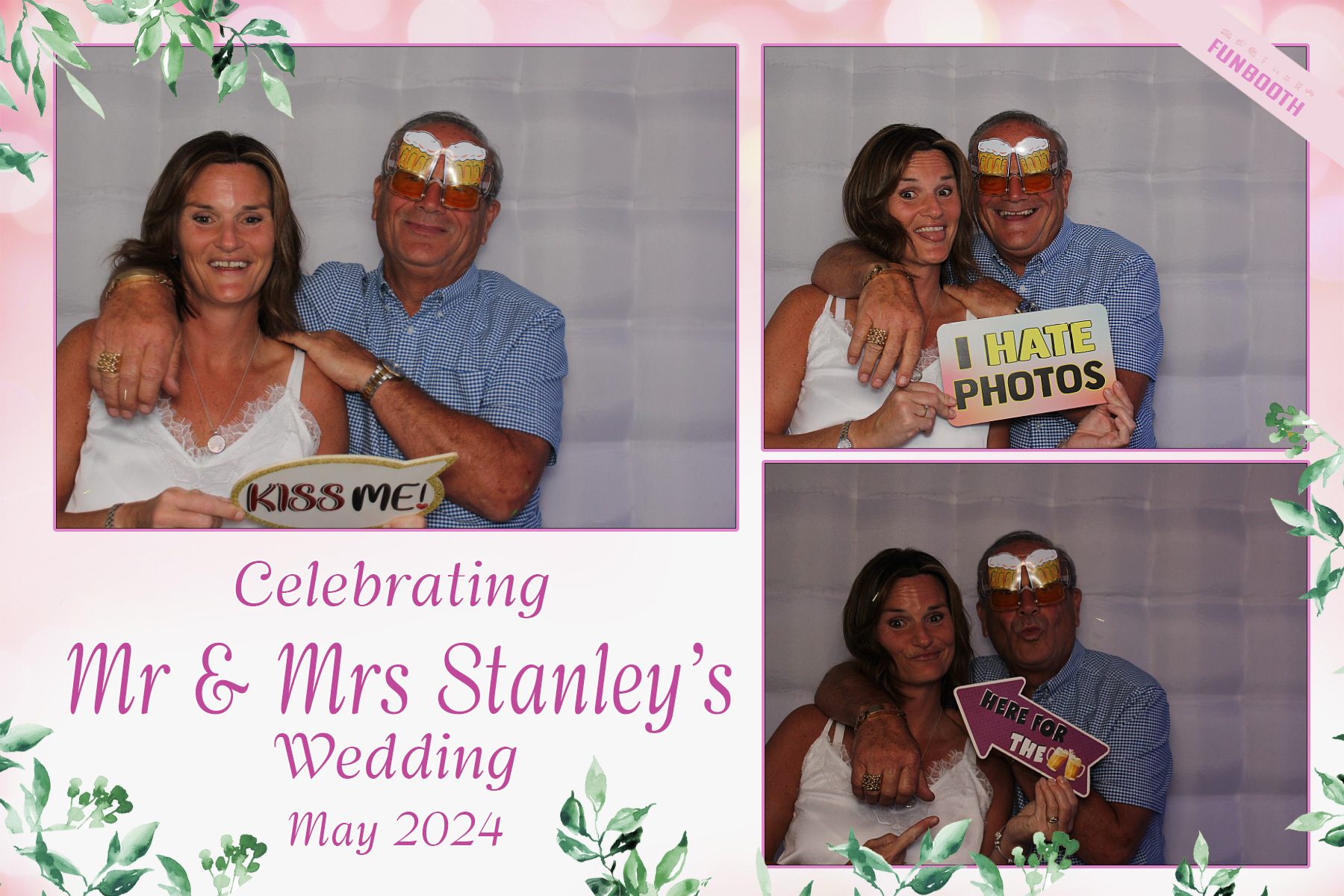 Mr & Mrs Stanley | View more photos from the event at gallery.funbooth.uk.com/u/FunboothLTD1/Mr-Mrs-Stanley