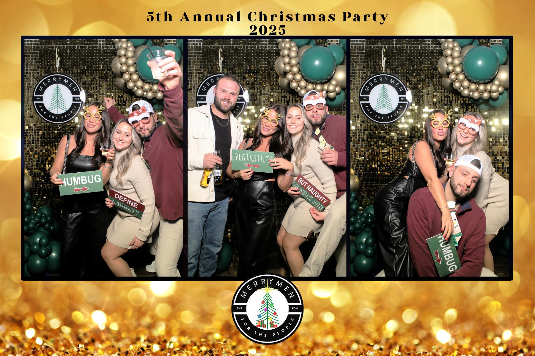 MerryMen 5th Annual Christmas Party | View more photos from the event at v1.boothgallery.com/u/HelloPhotoBoothRental/MerryMen-5th-Annual-Christmas-Party