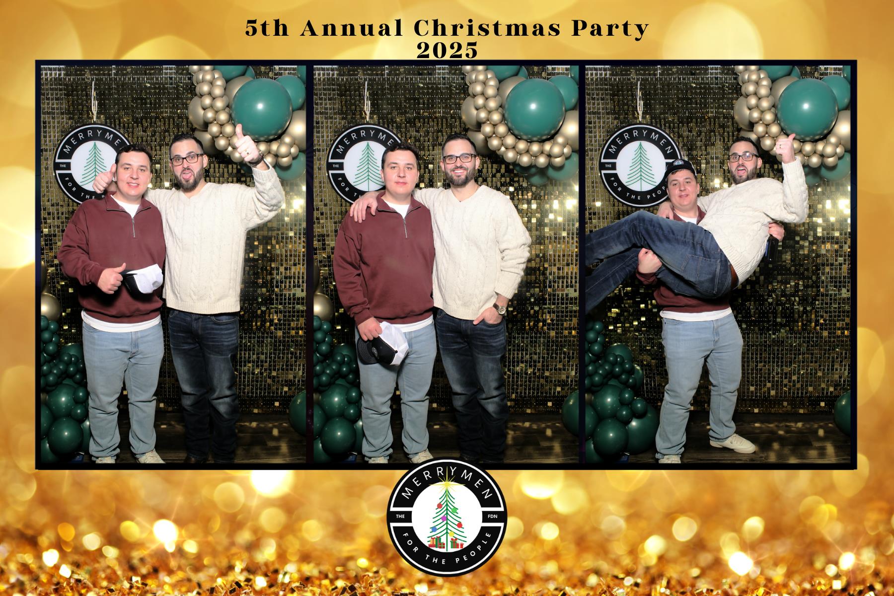 MerryMen 5th Annual Christmas Party | View more photos from the event at v1.boothgallery.com/u/HelloPhotoBoothRental/MerryMen-5th-Annual-Christmas-Party