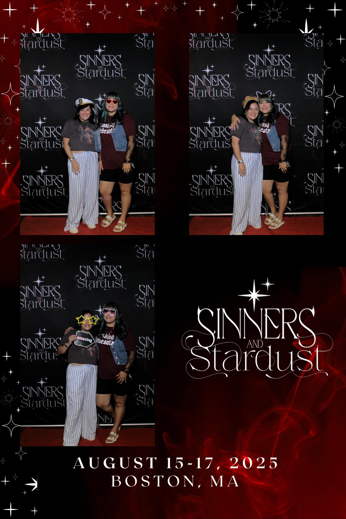 Sinners & Stardust  | View more photos from the event at v1.boothgallery.com/u/HelloPhotoBoothRental/Sinners-Stardust