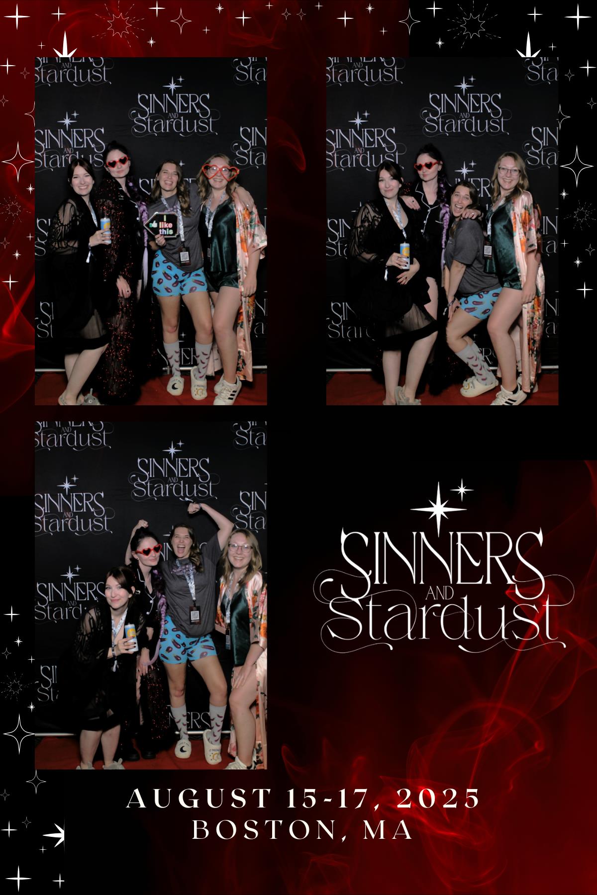 Sinners & Stardust  | View more photos from the event at v1.boothgallery.com/u/HelloPhotoBoothRental/Sinners-Stardust