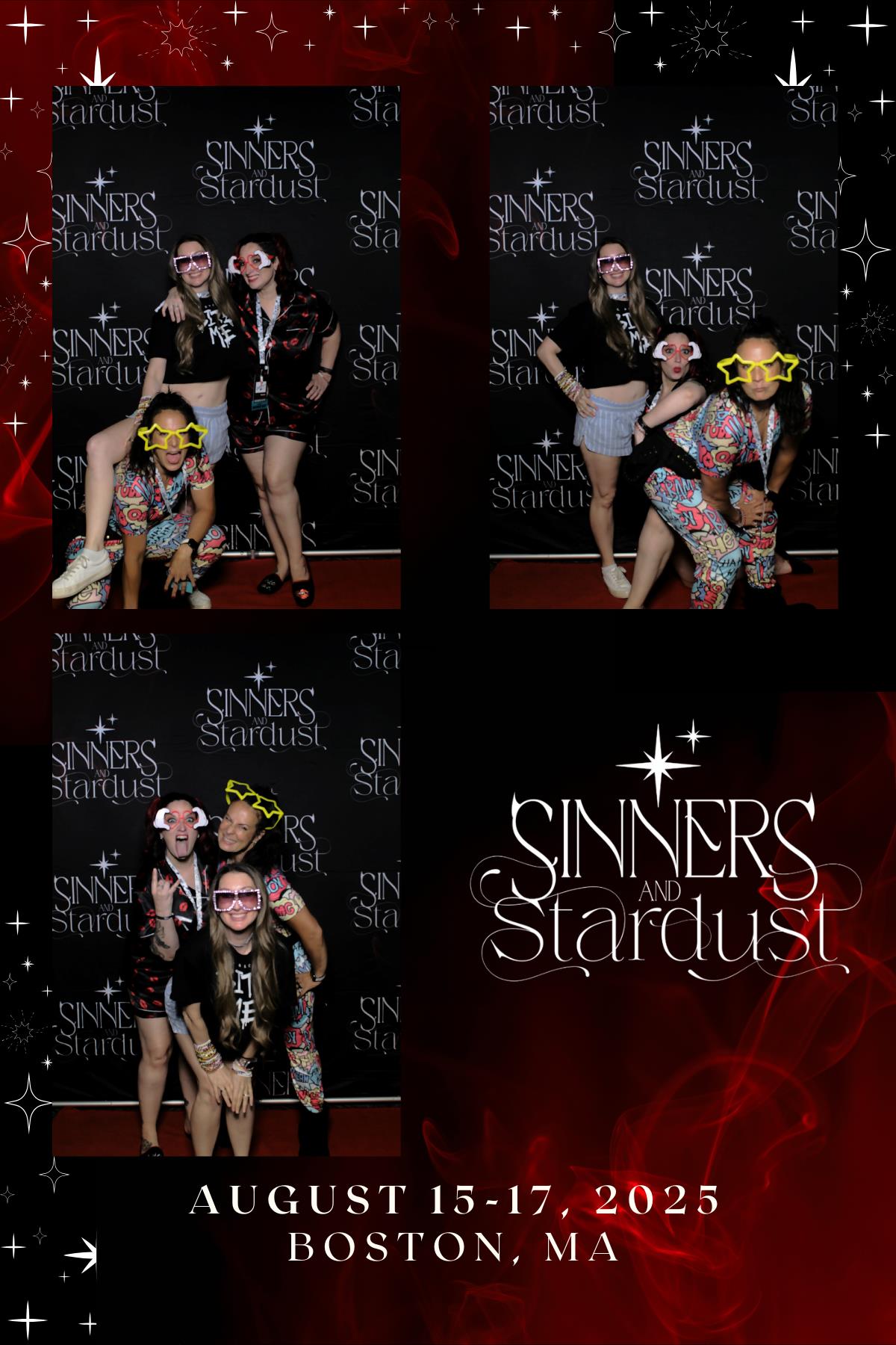 Sinners & Stardust  | View more photos from the event at v1.boothgallery.com/u/HelloPhotoBoothRental/Sinners-Stardust